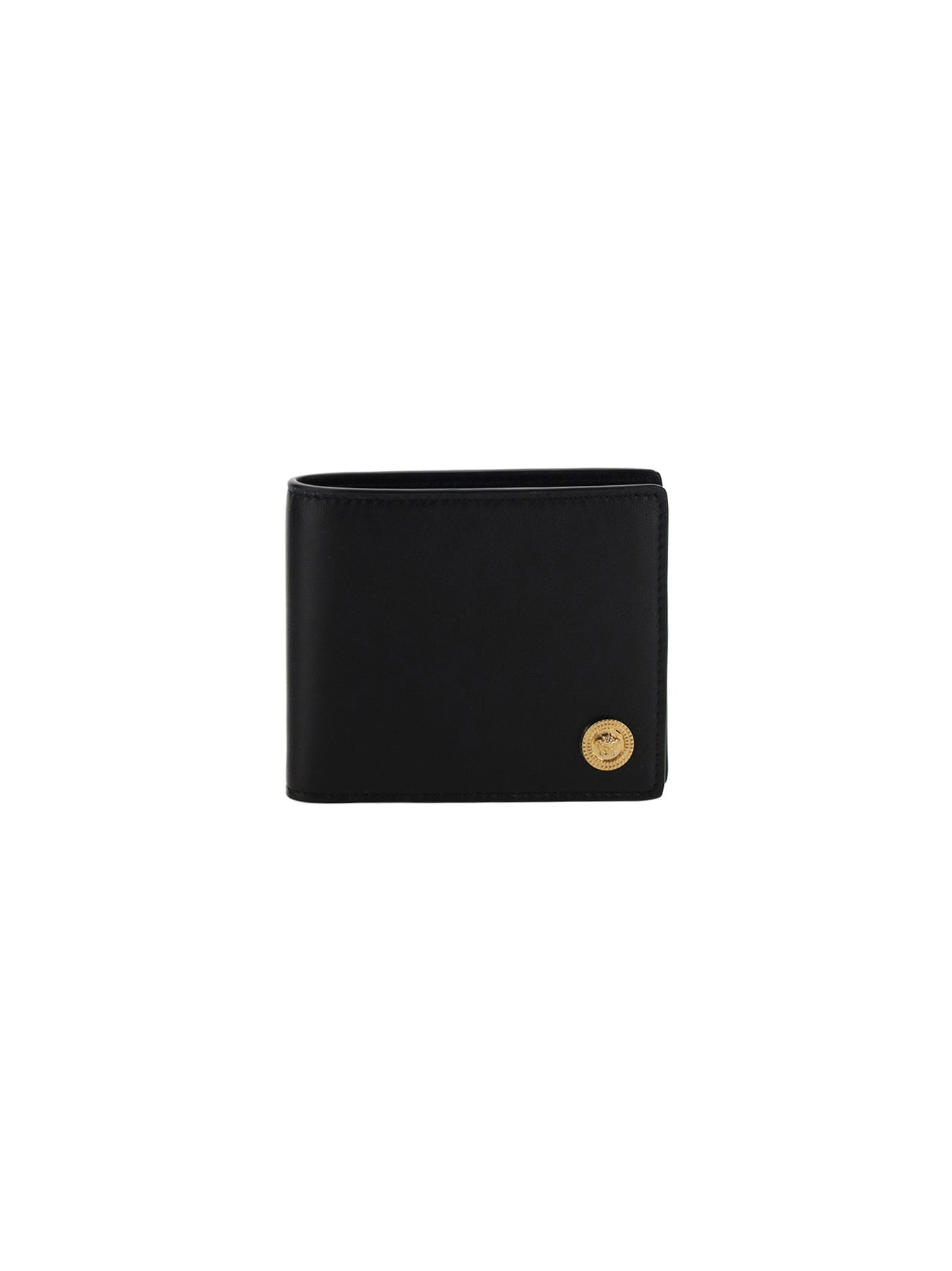 Leather wallet with iconic Medusa - 1