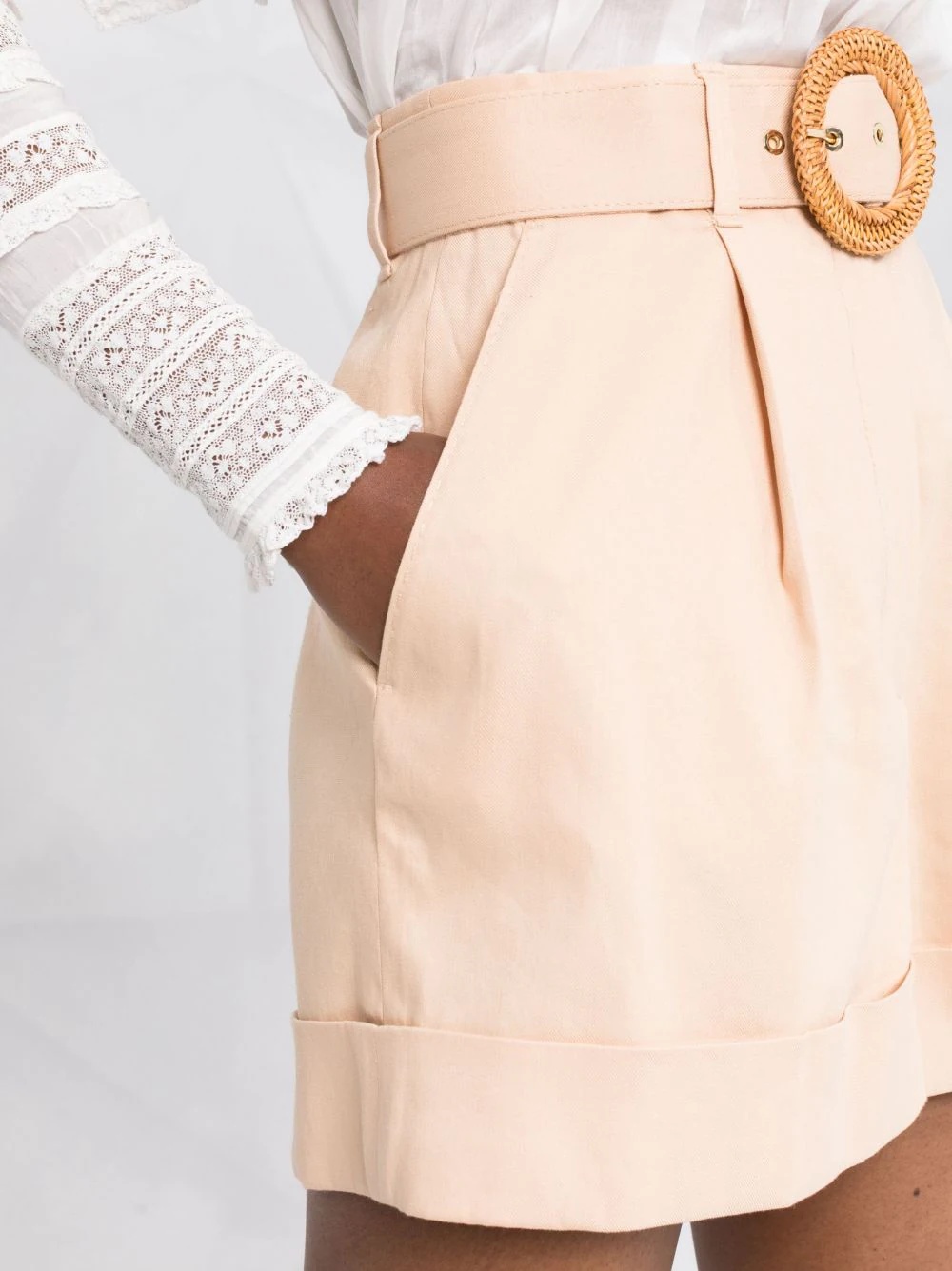 Dancer belted tailored shorts - 3
