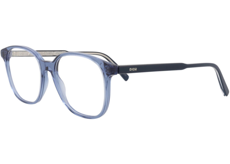 Dior Dior Round-Frame Acetate Optical Frames Blue Blue Transparent (DM50048I-52-092) outlook