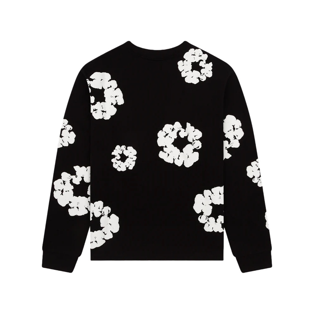 Denim Tears Cotton Wreath Long Sleeves T-Shirt 'Black' DT-058 - 2