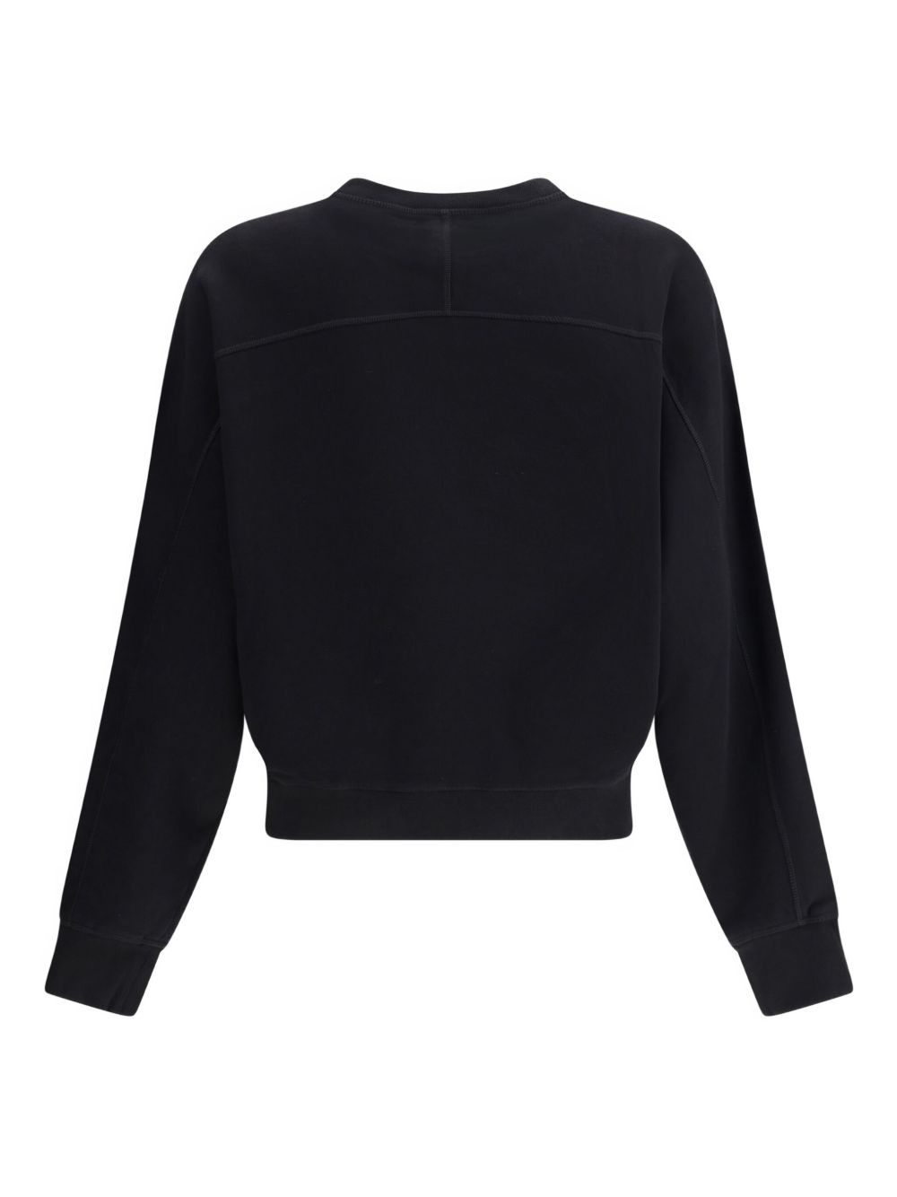 ribbed-hem crew-neck sweatshirt - 2