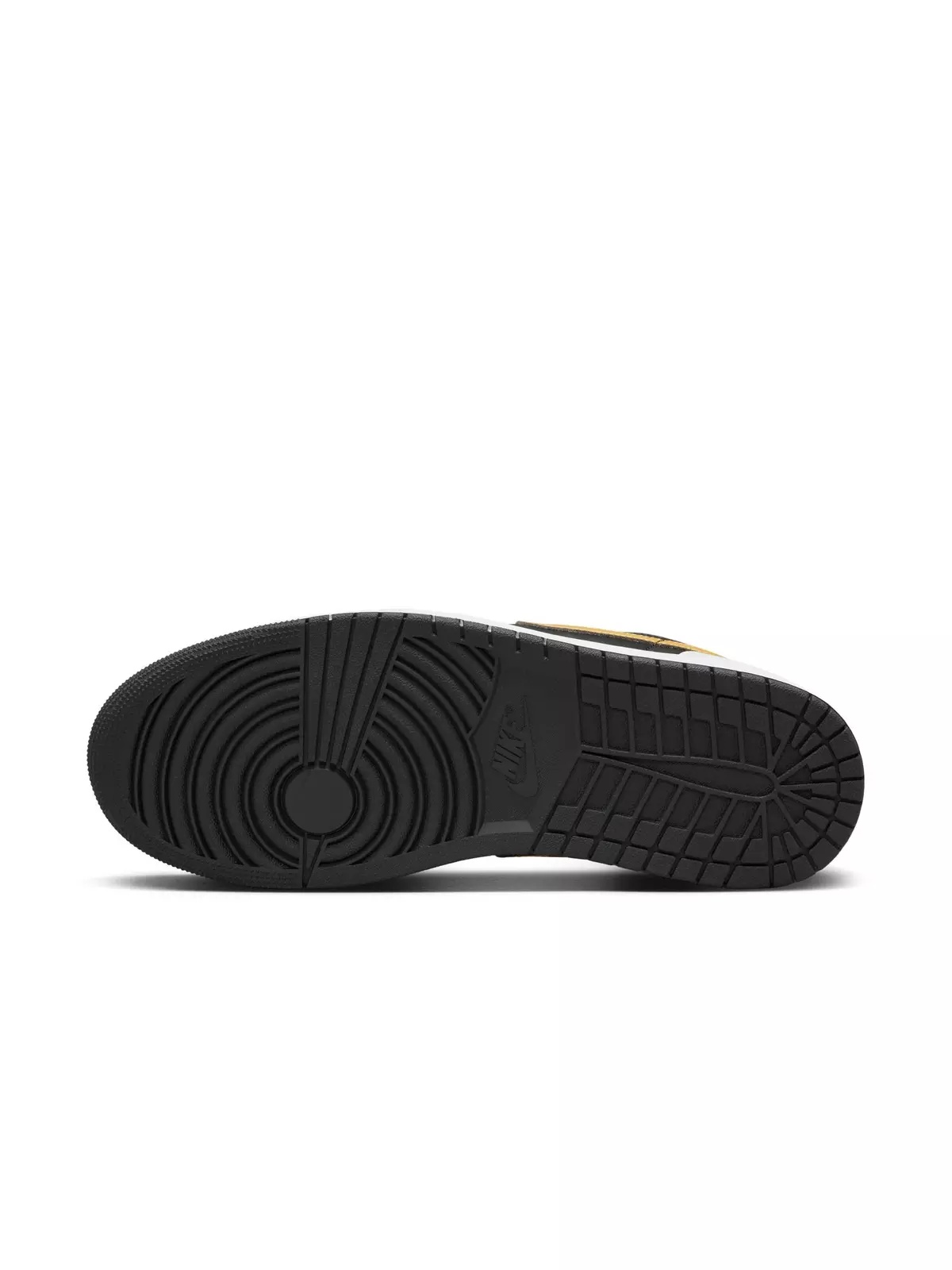 1 Low "White/Metallic Gold/Black" Men's Shoe - 9