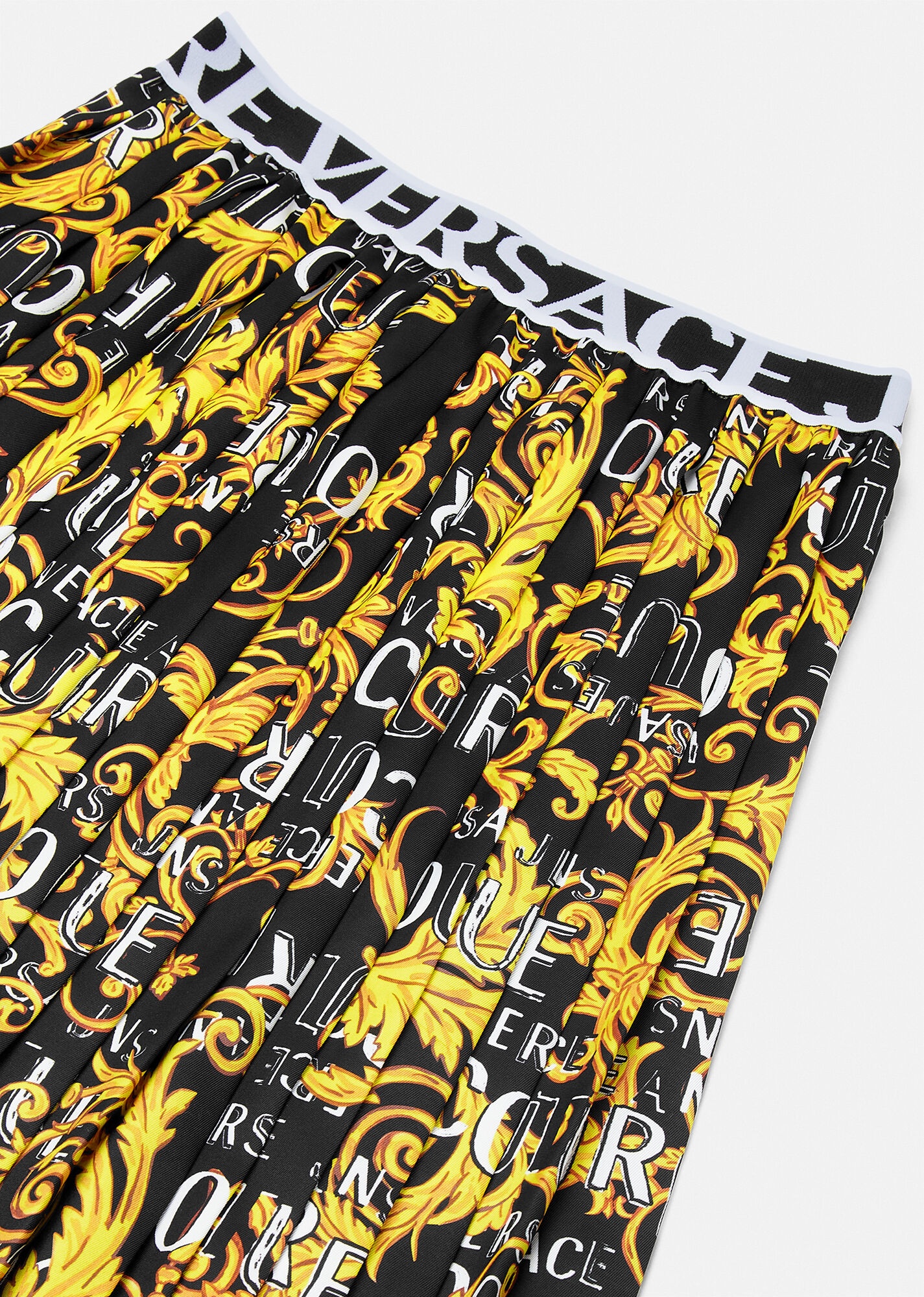 Logo Couture Pleated Skirt - 4