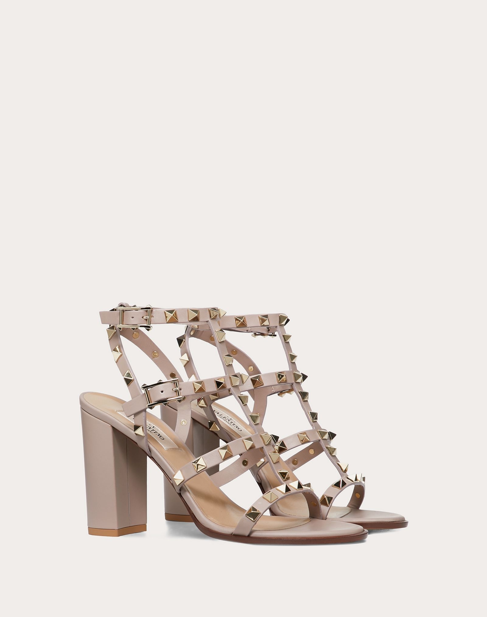 Rockstud Ankle Strap Sandal 90 mm - 2