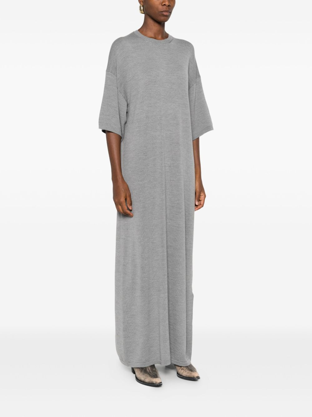 short-sleeves midi dress - 3