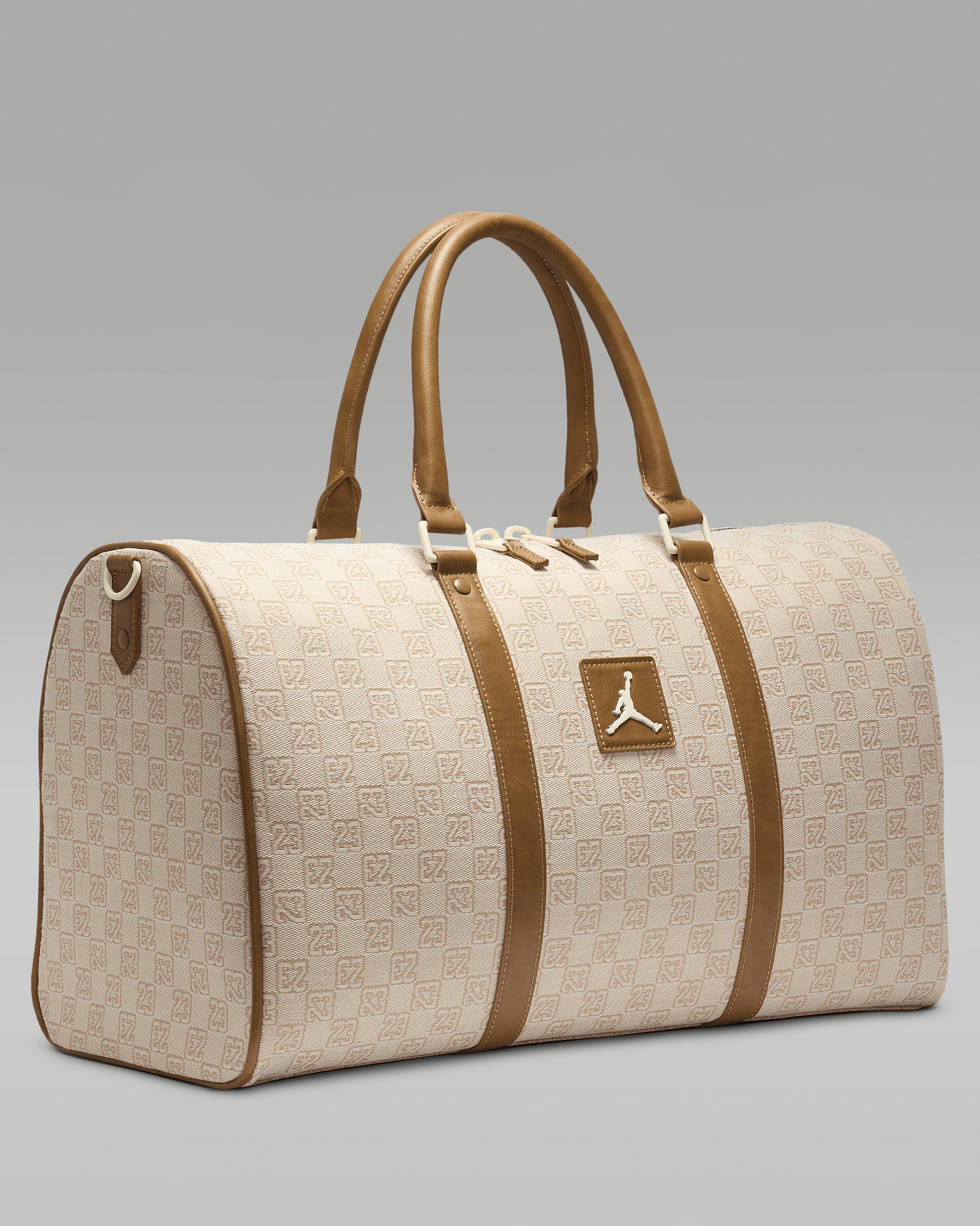 中古 Nike Jordan Brand Monogram Duffle Bag Nike Air Jordan Monogram Duffle Bag Made from Jacquard