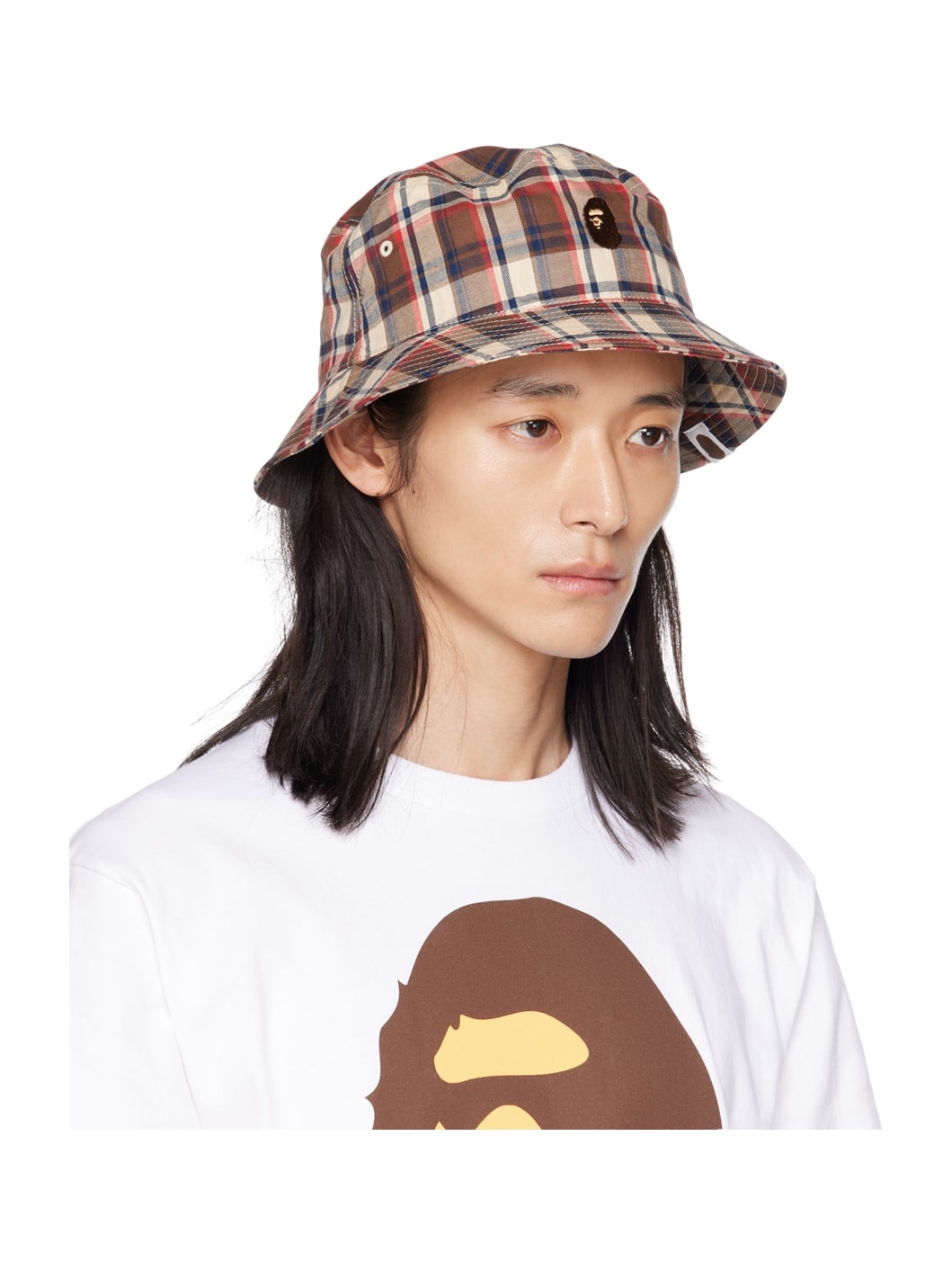 Red Check Bucket Hat - 2