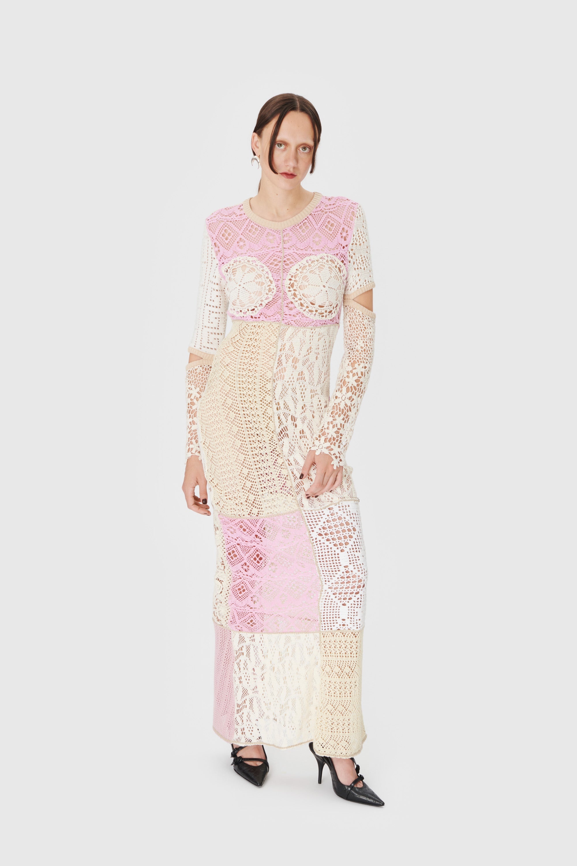 Regenerated Crochet Maxi Dress - 2