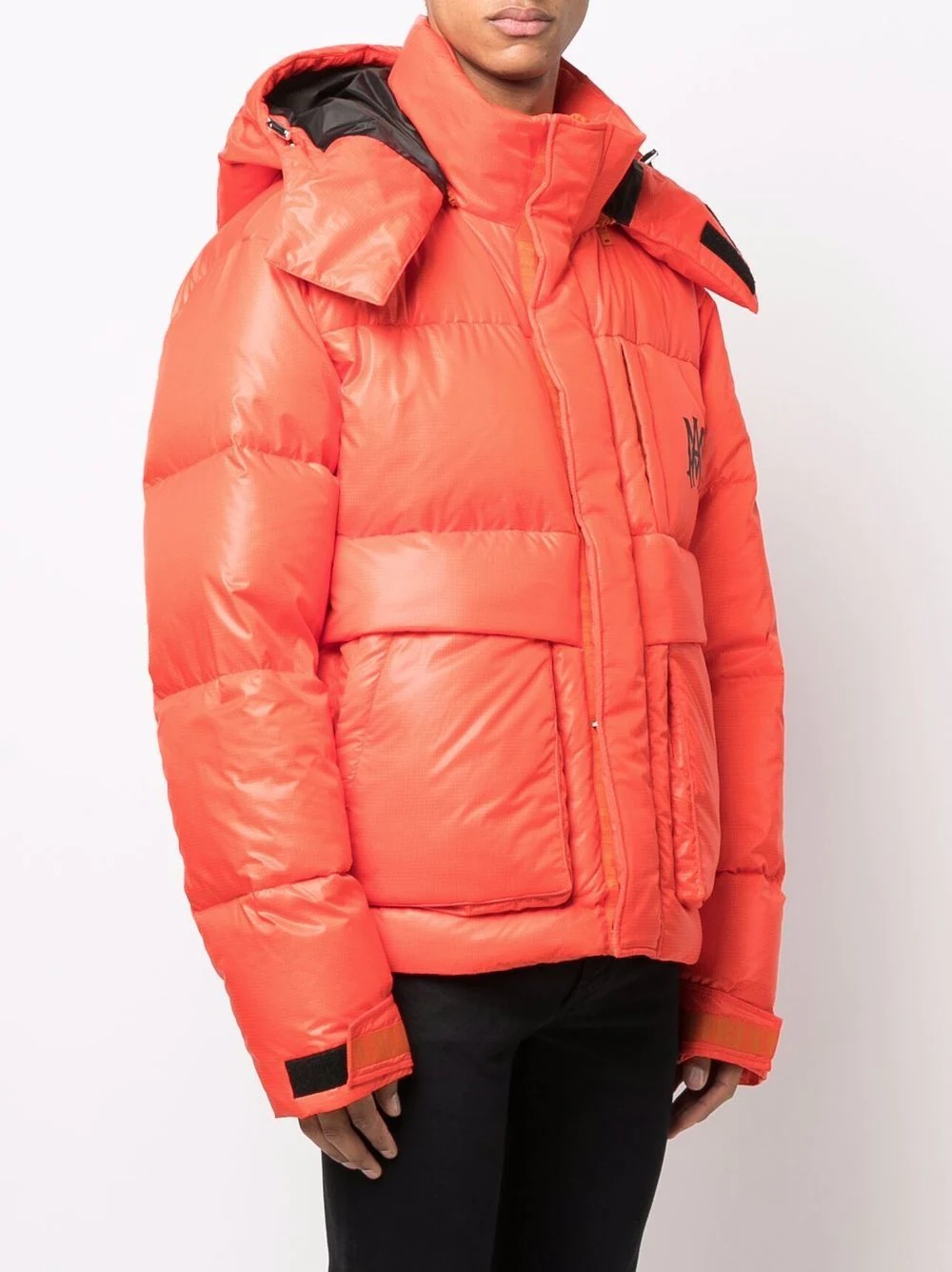 hooded down puffer jacket - 3