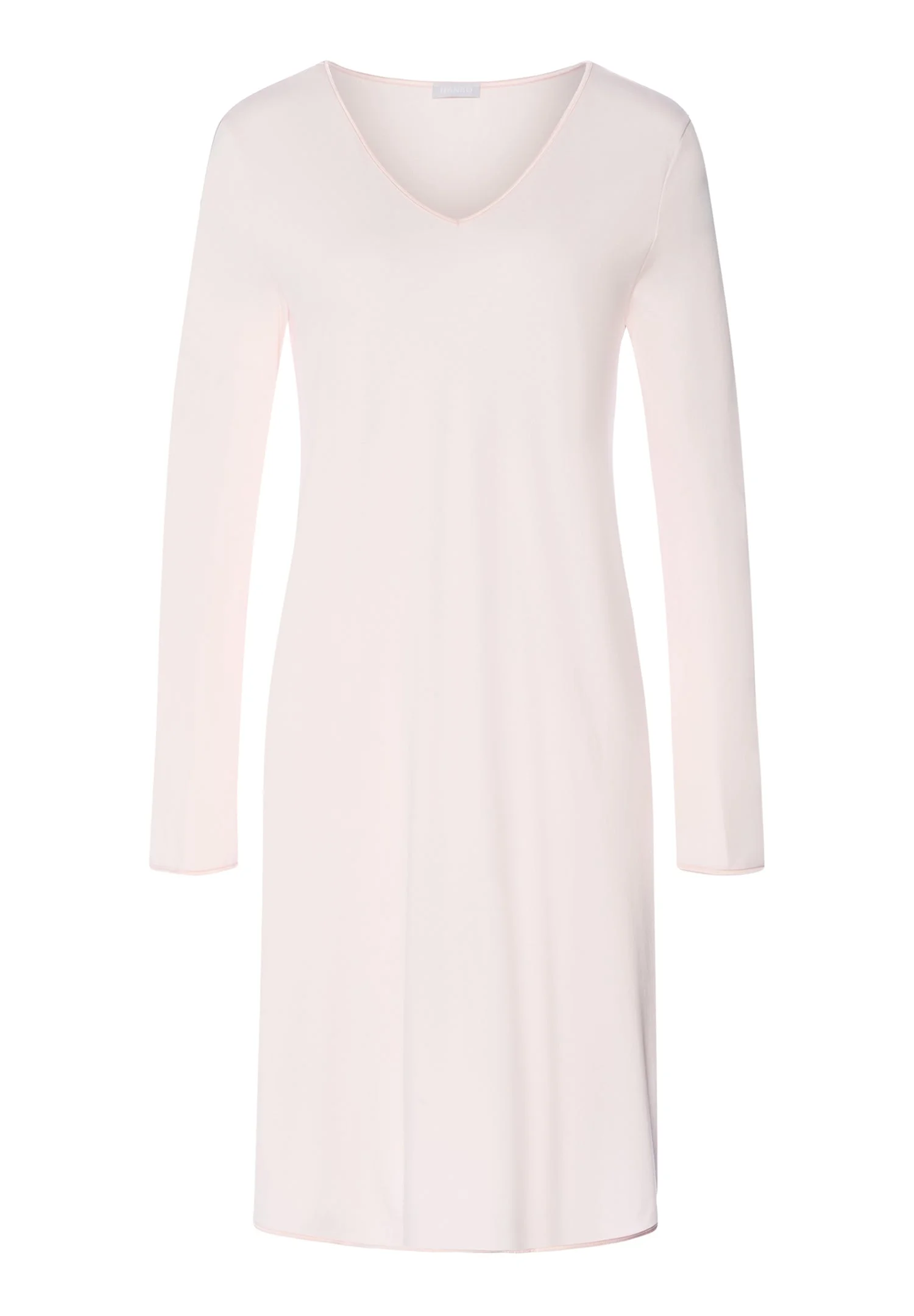 Cotton Silk V-Neck Cotton Nightgown - 1