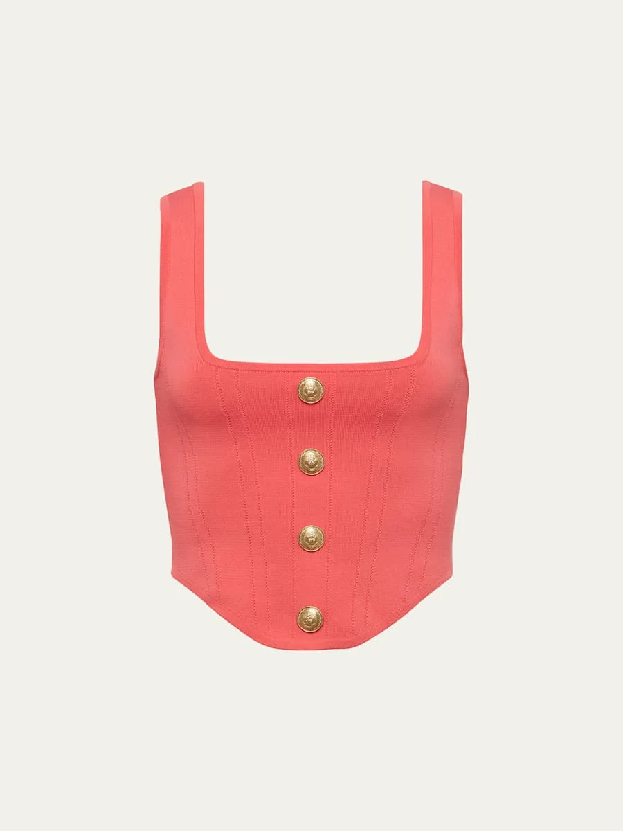 Saga Knit Corset Top - 1