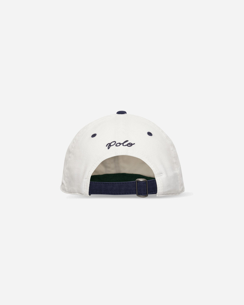 Felt-Patch Chamois Ball Cap Deckwash White / Newport Navy 5