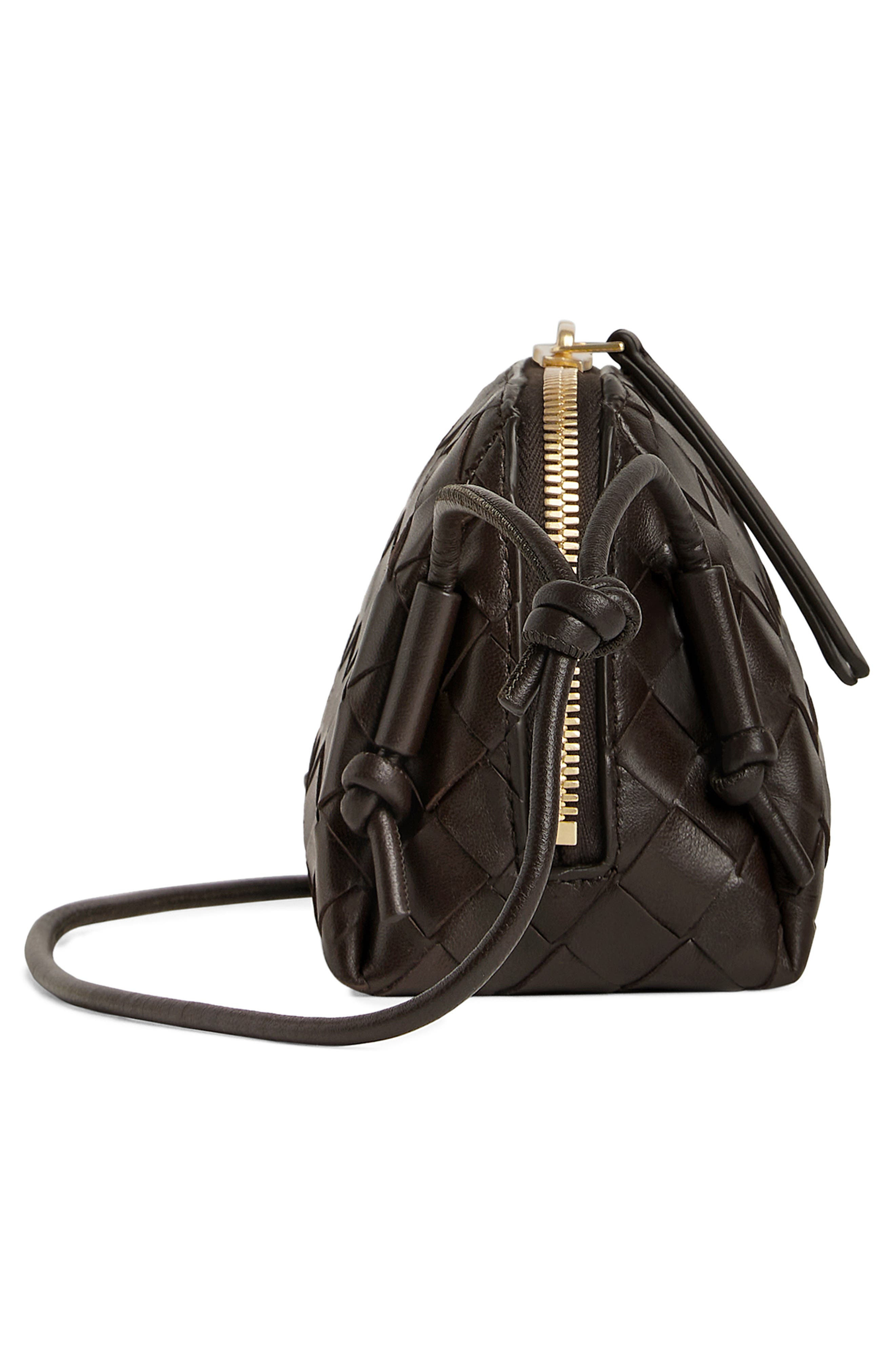 Mini Concert Intrecciato Leather Crossbody Bag - 6