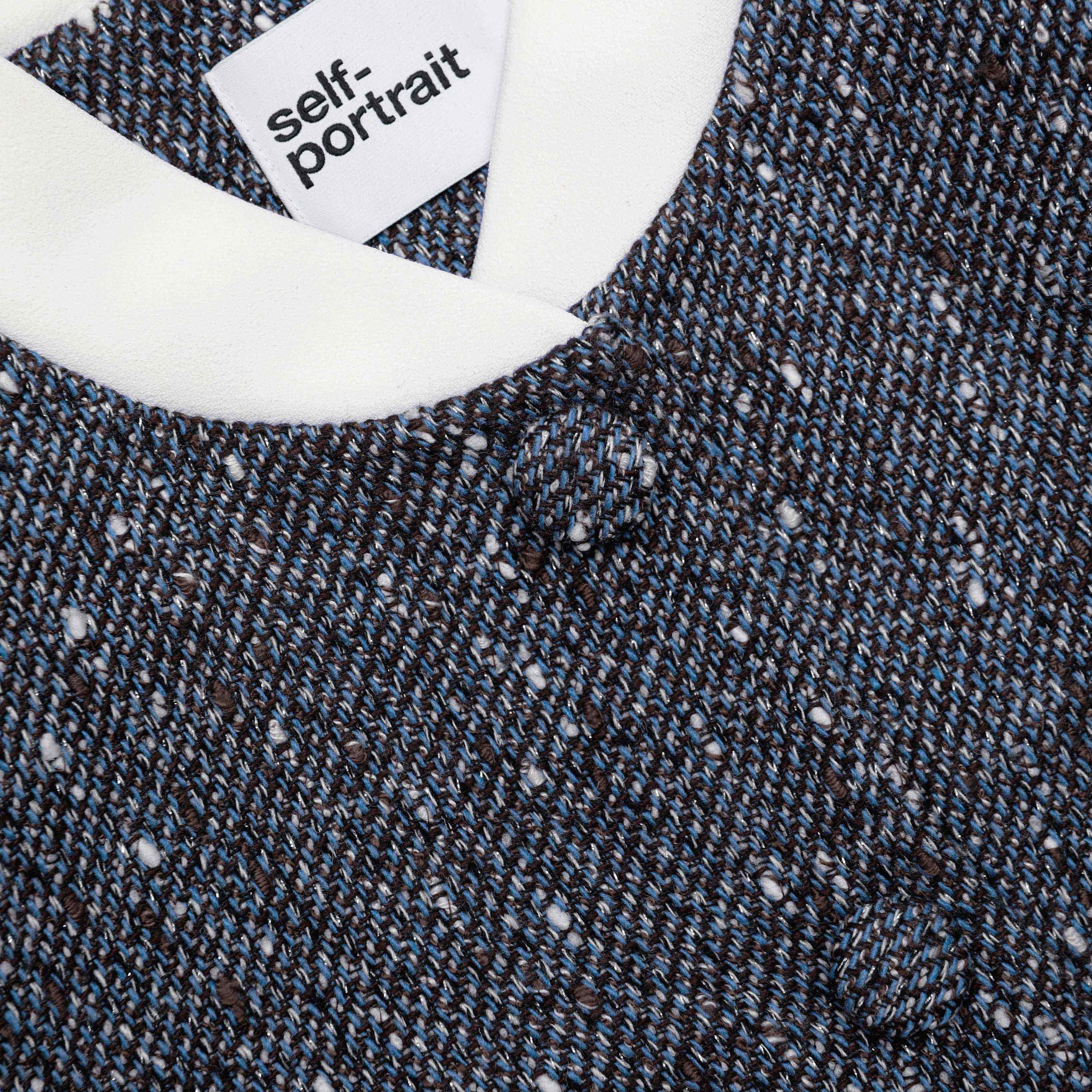 Blue Boucle Jacket - 5