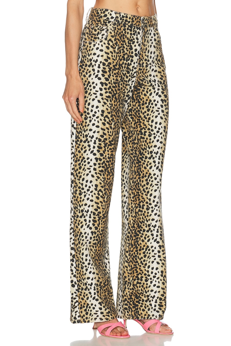 Printed Wide Leg Pant - 2