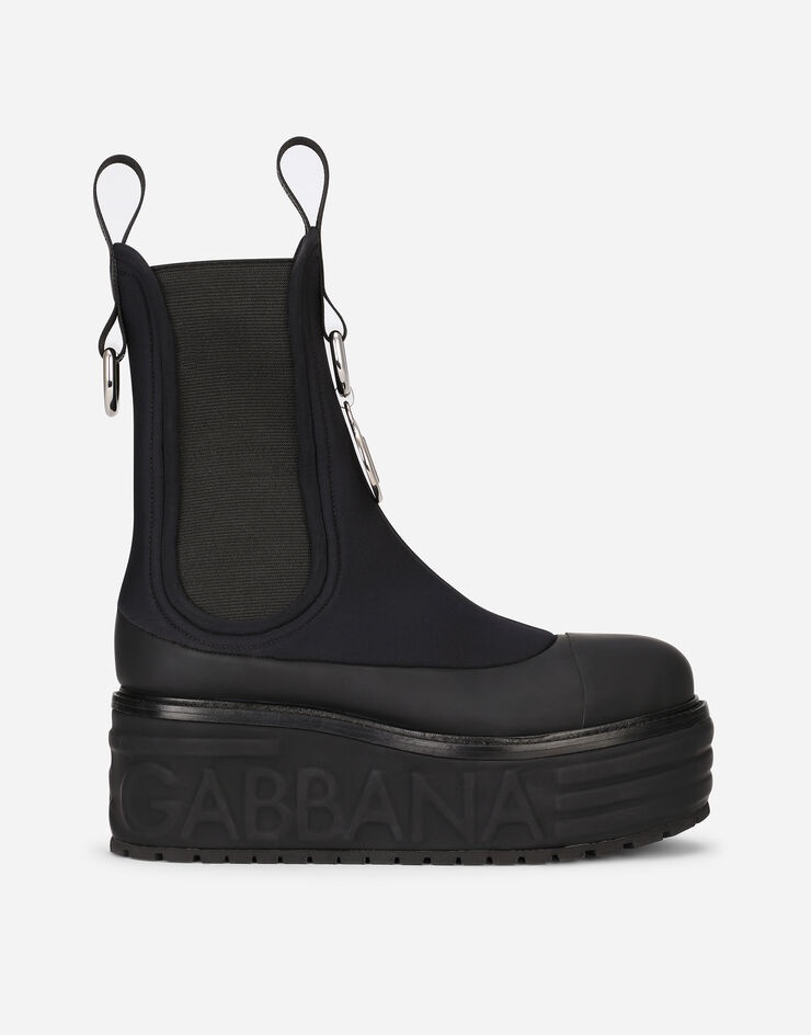 Neoprene ankle boots with DG logo - 1