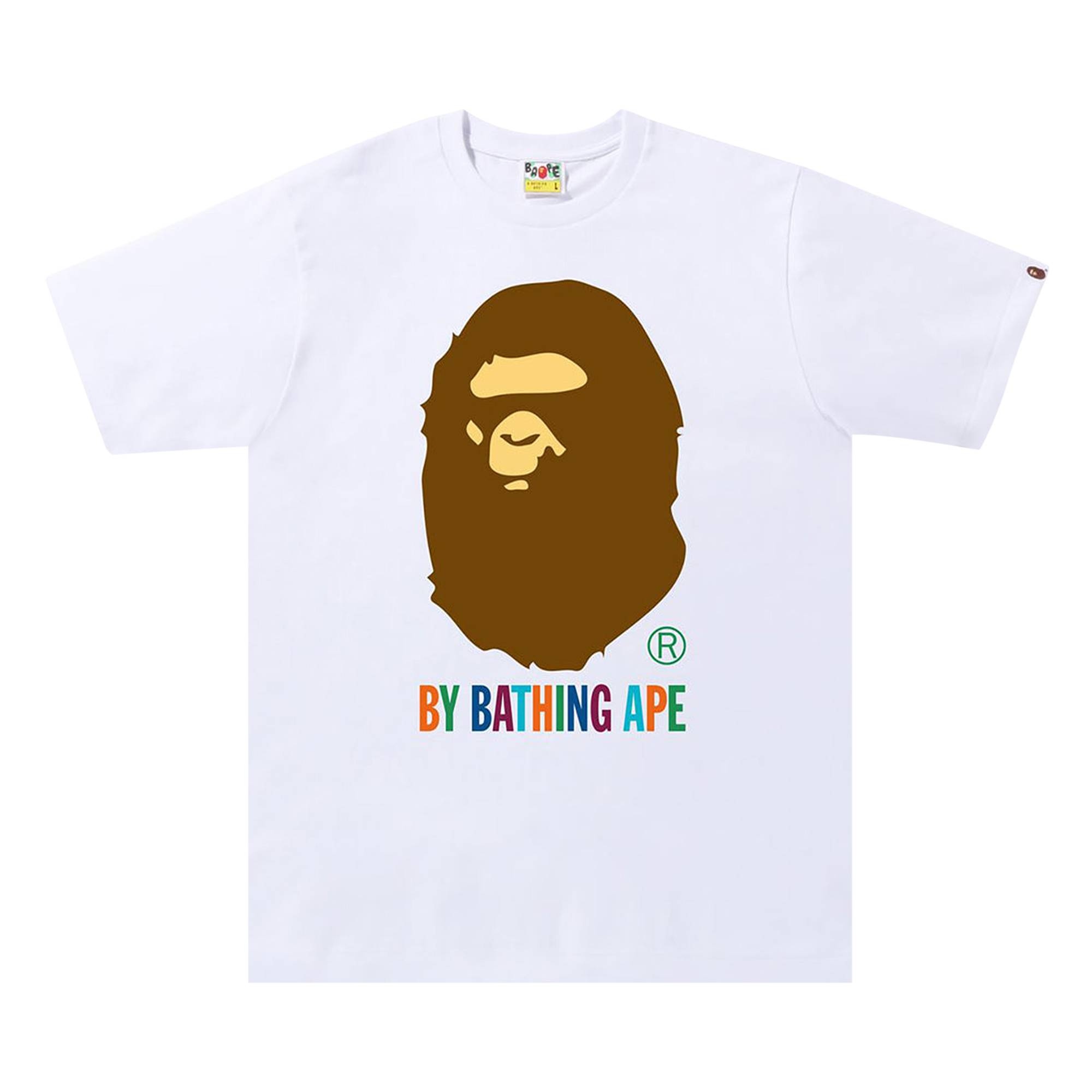 BAPE Colors By A Bathing Ape Tee 'White/Multicolor' - 1