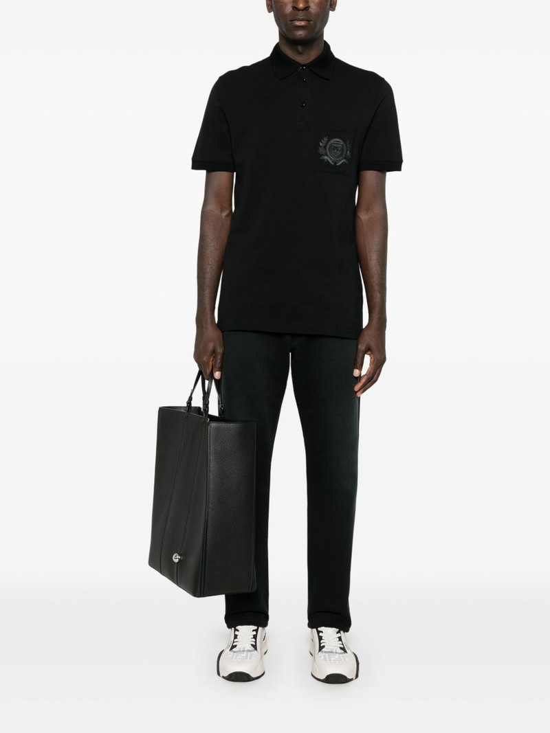 Dolce & Gabbana logo-embroidered polo shirt outlook
