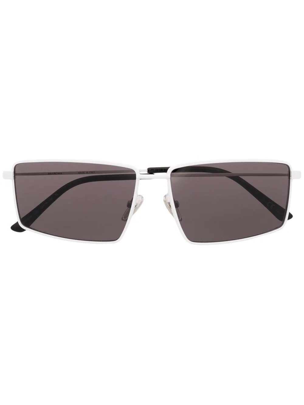 logo-print rectangular-frame sunglasses - 1