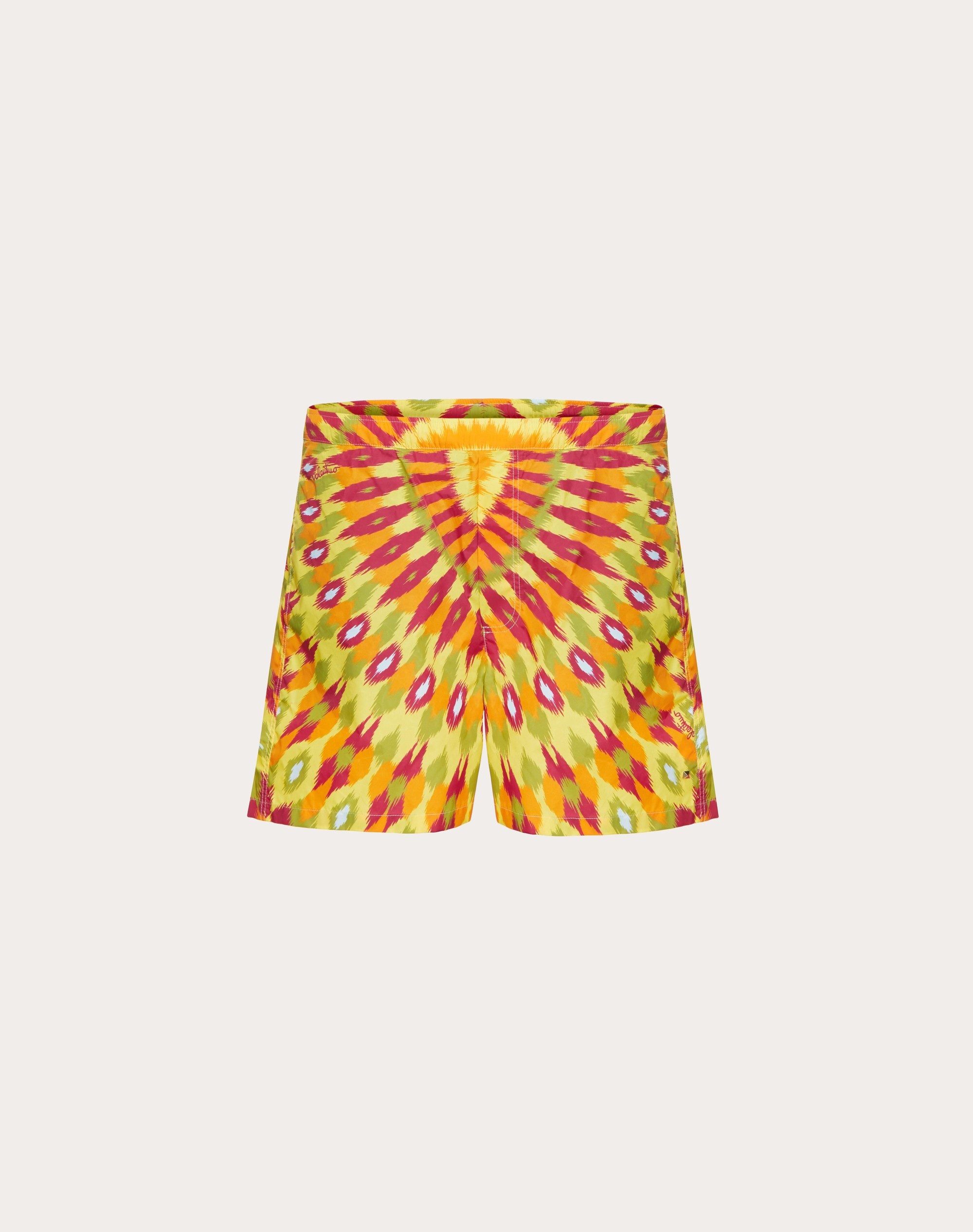 ROUND RAIN PRINT NYLON SWIMSUIT - 1