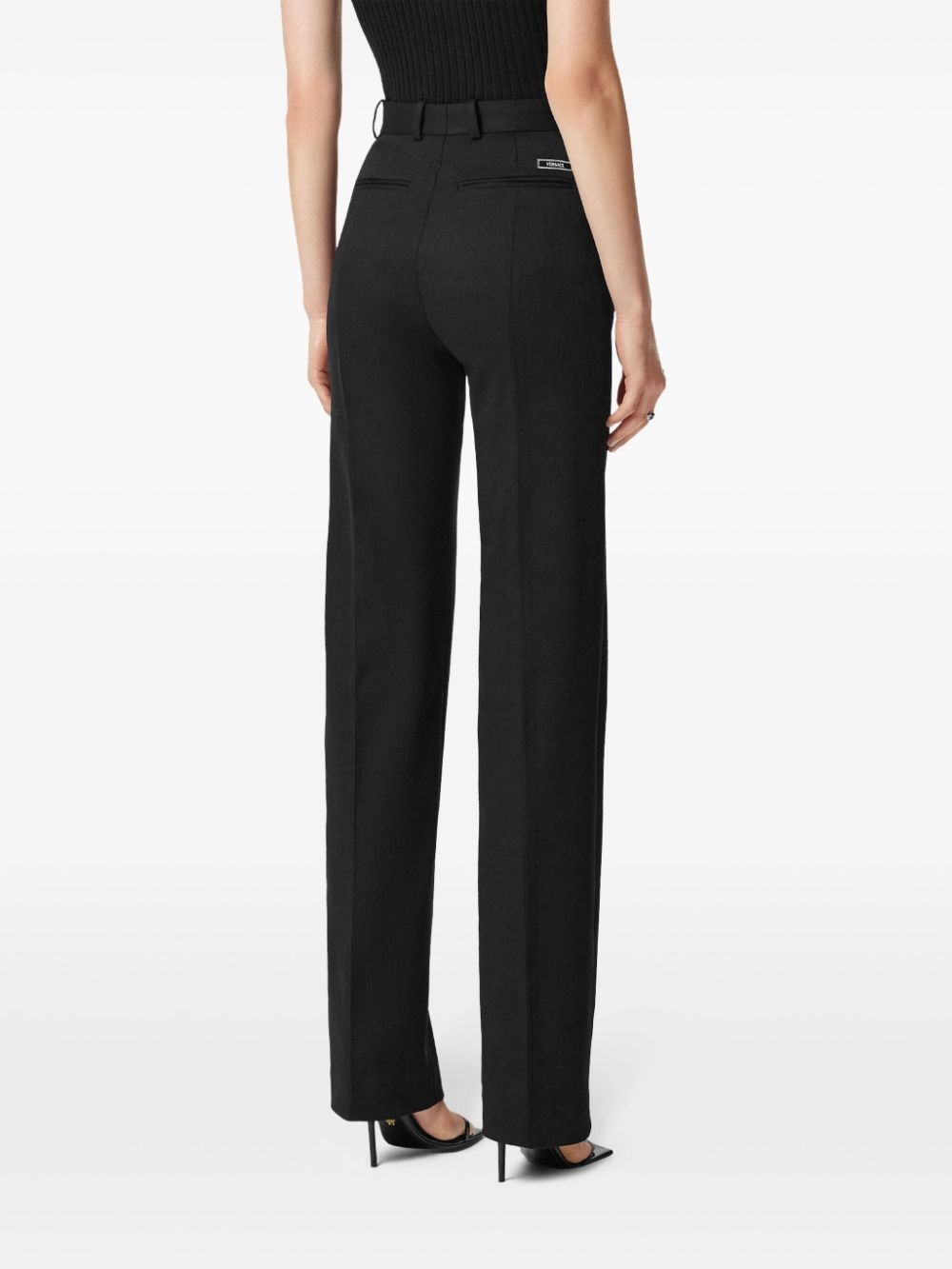 logo-patch trousers - 4