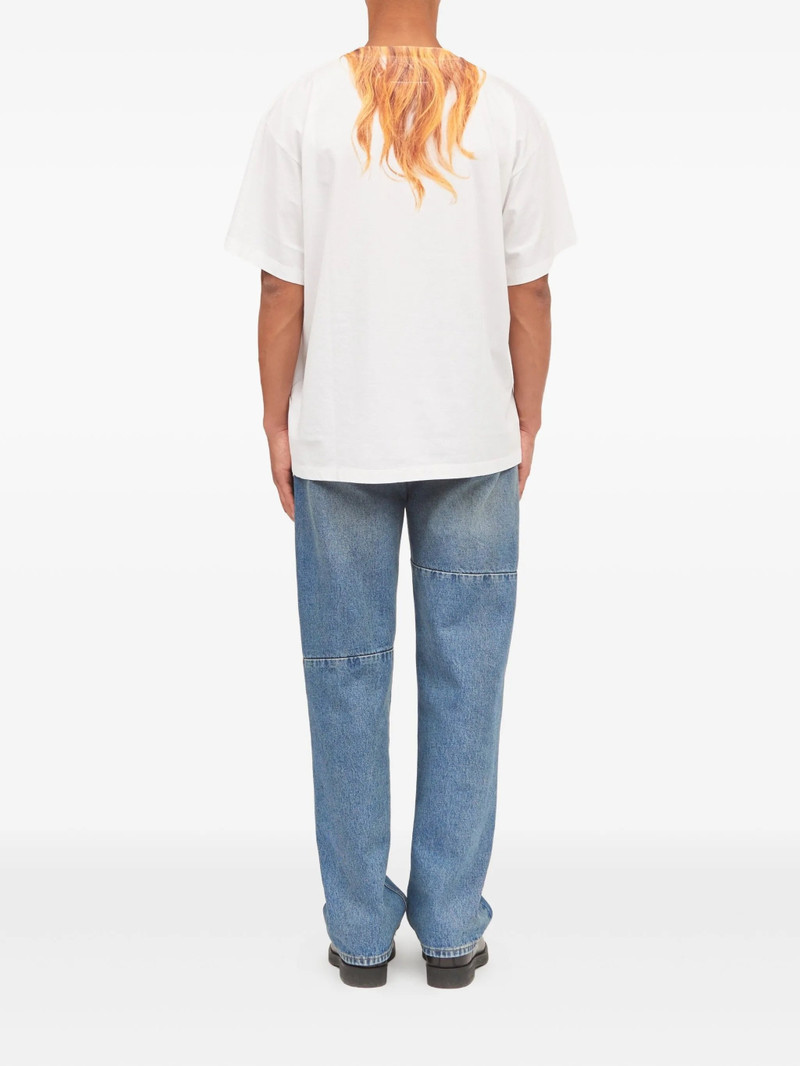 MM6 Maison Margiela Mm6 Maison Margiela Round-neck Printed-detail T-shirt outlook