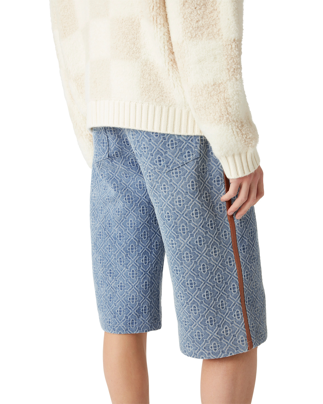Monogram Jean Shorts | Casablanca Paris - 5
