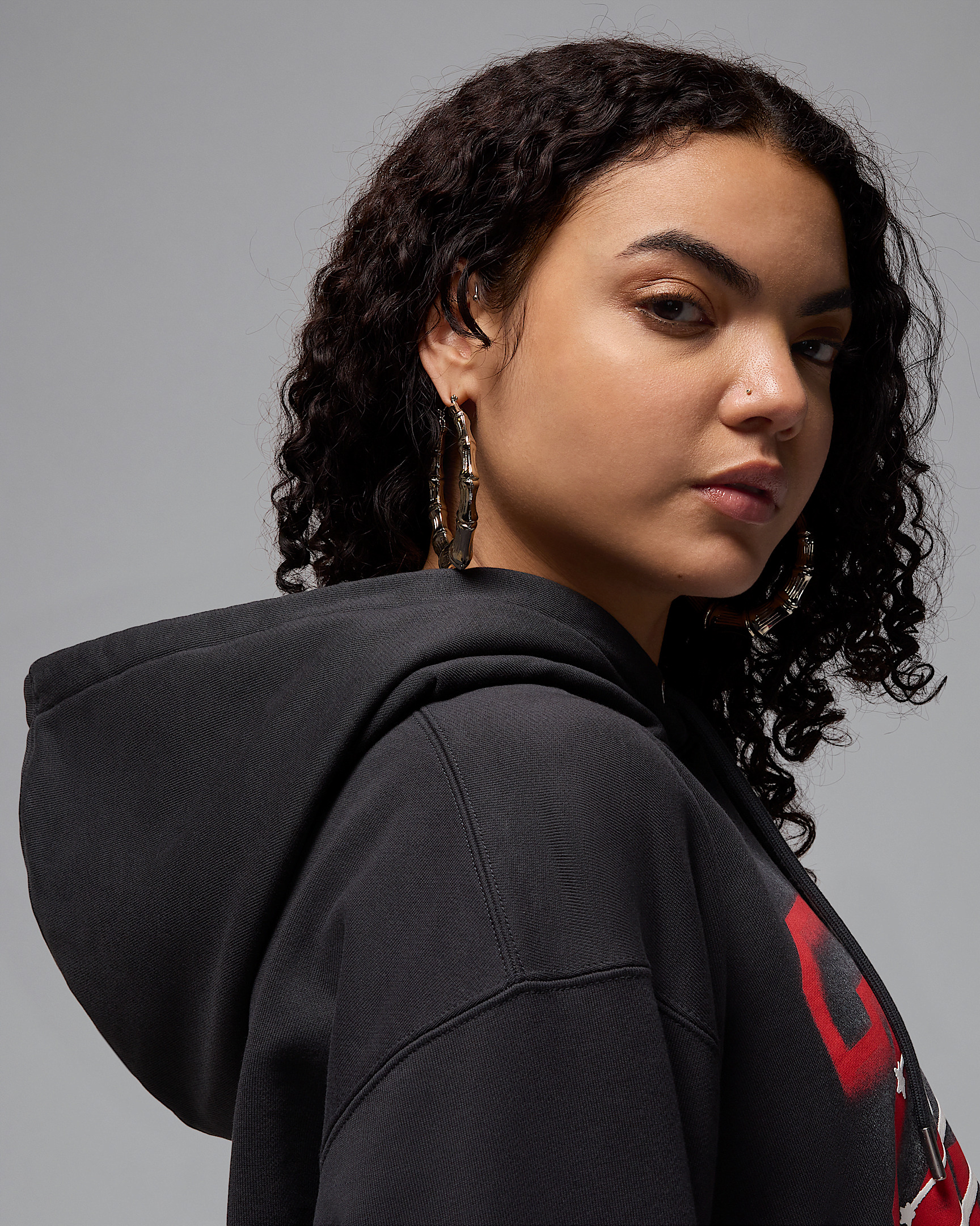 Jordan Flight Fleece Women's Cropped Satin-Lined Hoodie - 6