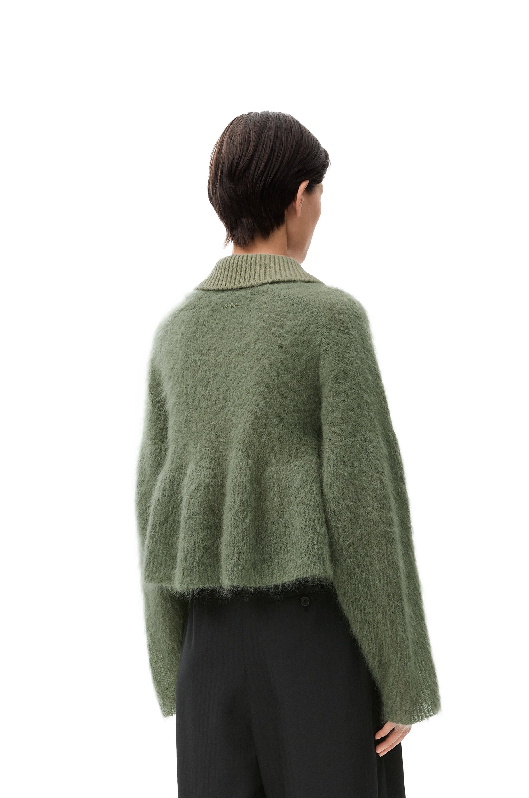 Polo sweater in mohair blend - 4