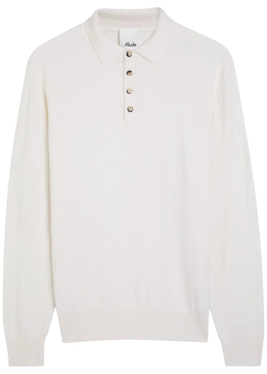 Allude Cashmere Polo Shirt - 1