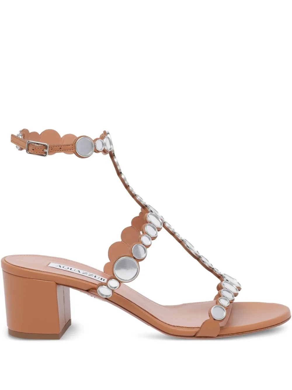 studded afterglow leather sandals - 1