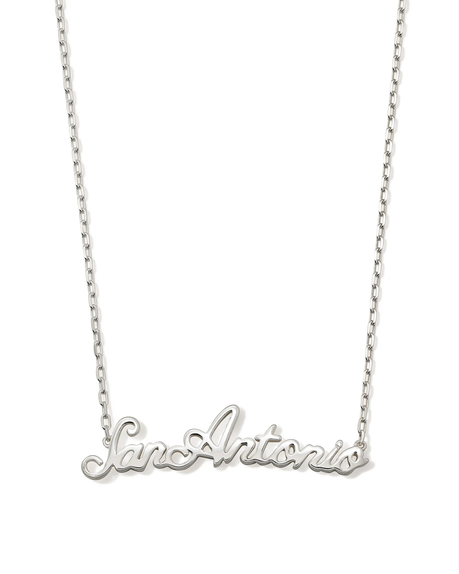 San Antonio Pendant Necklace in Sterling Silver - 1