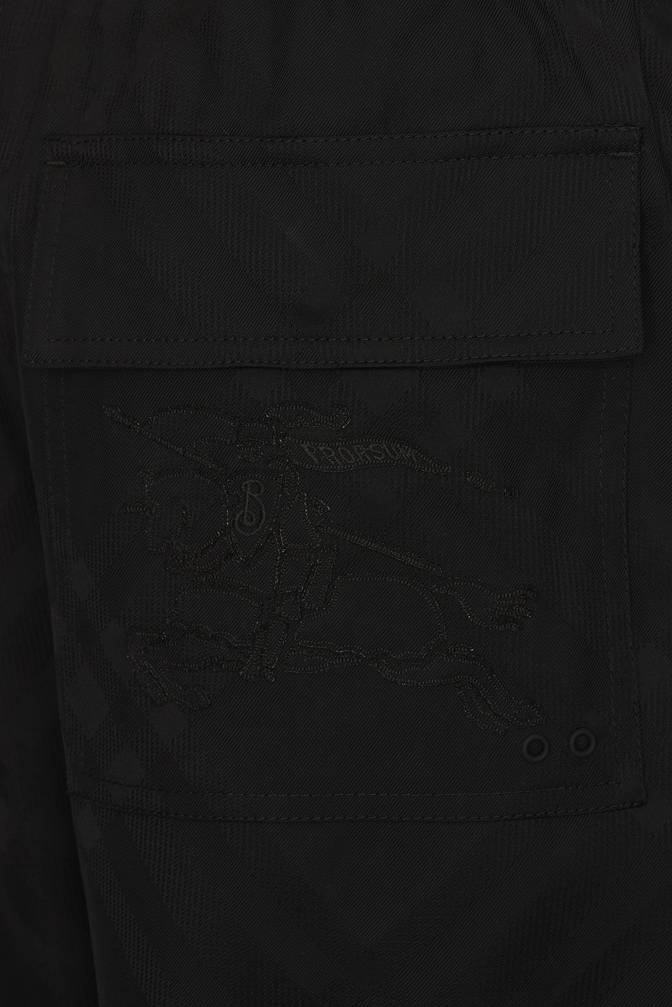 Check Nylon Cargo Trousers - 3