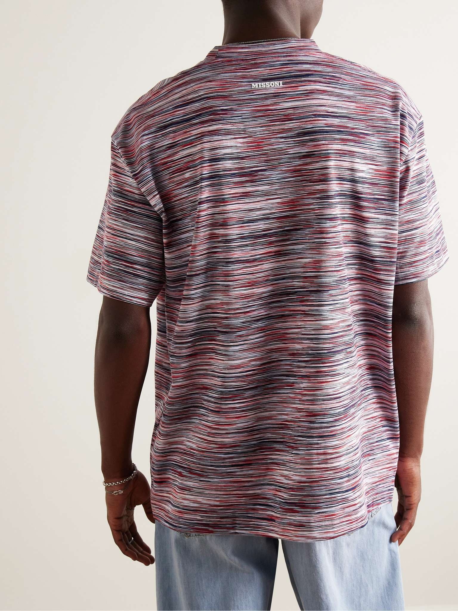MISSONI★素敵！Space-dyed cotton-jersey T-shirt MISSONI Space-dyed crochet-knit cotton polo shirt | THE OUTNET