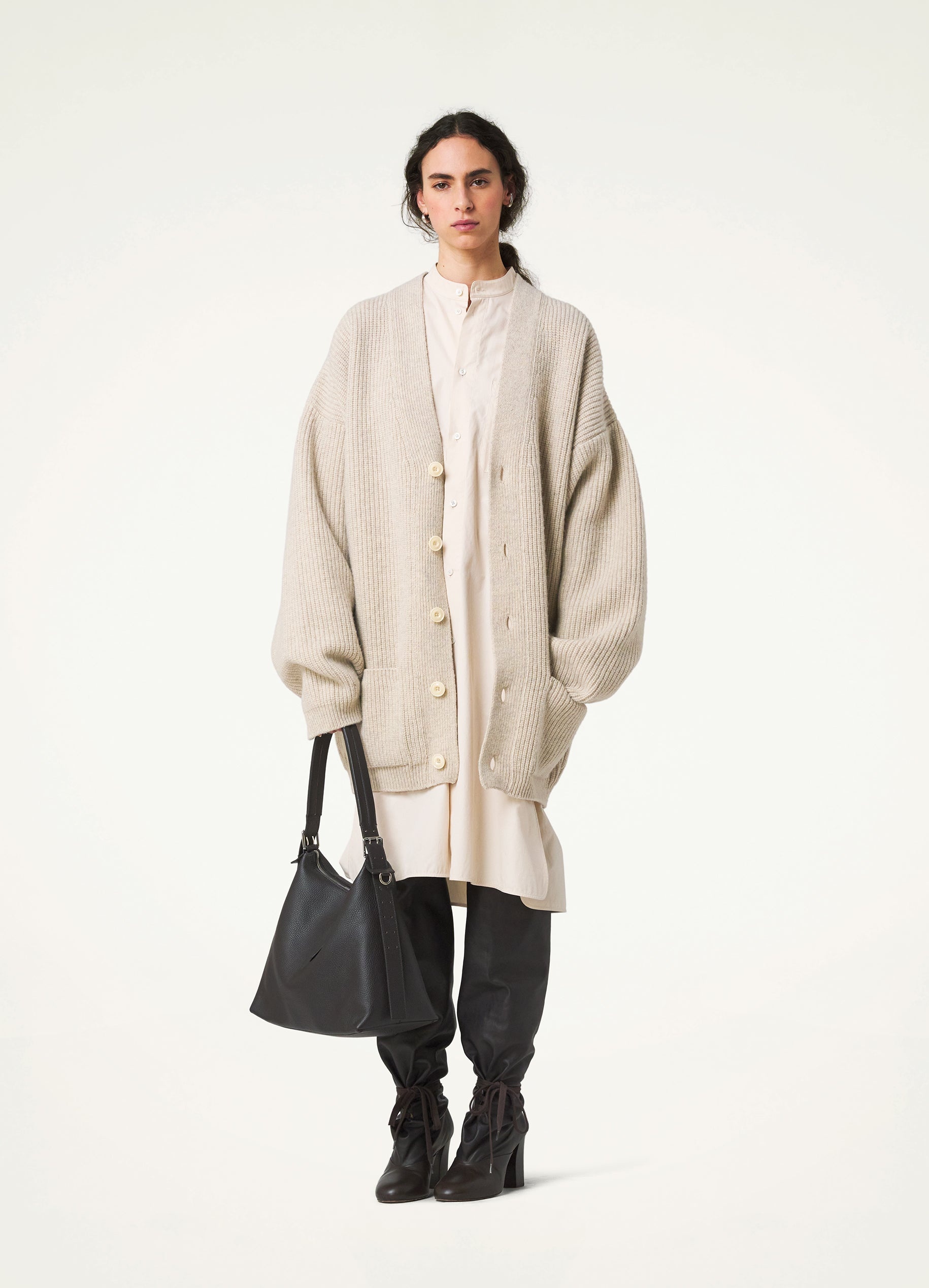 FELTED CARDIGAN COAT - 8