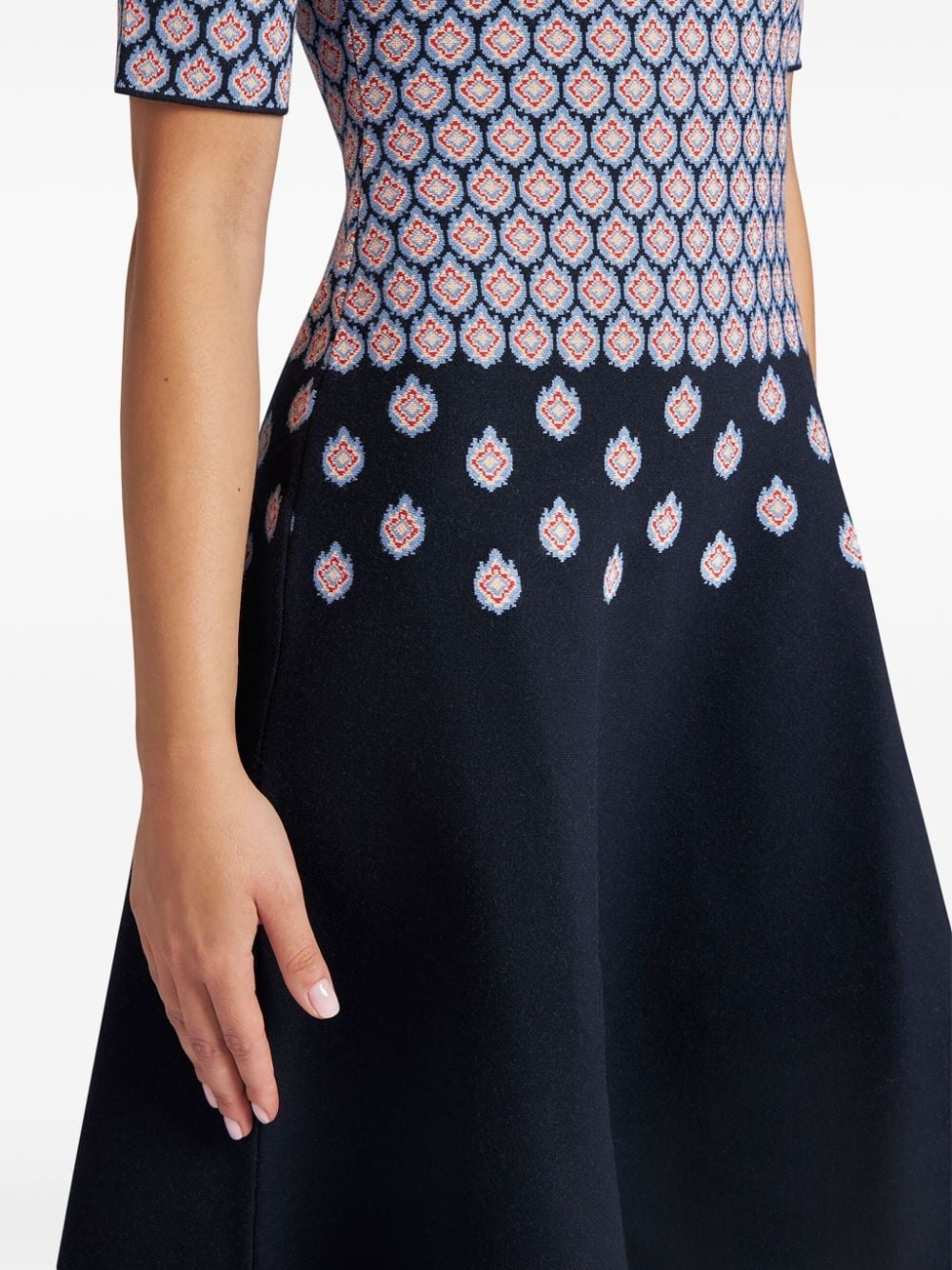 jacquard dress - 4