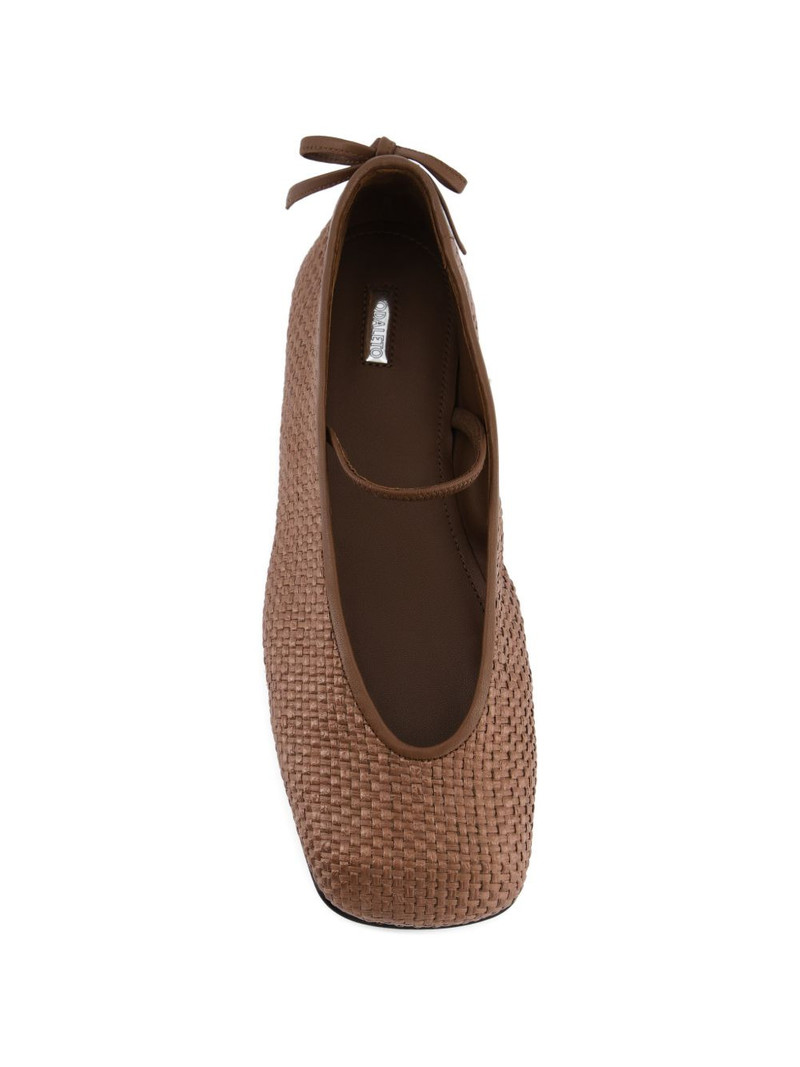 NODALETO Bulla Node woven tie ballet flats outlook