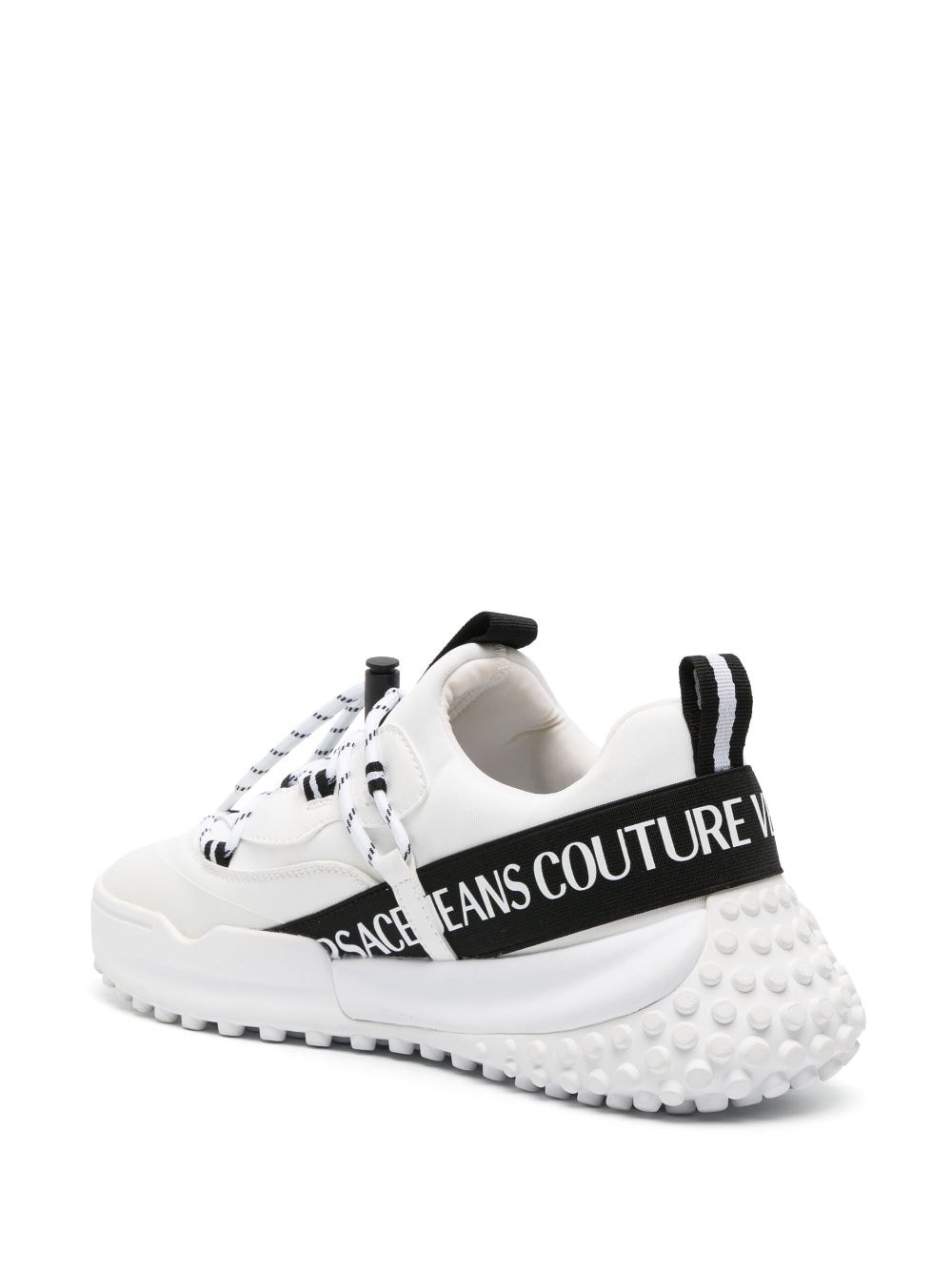 logo-print lace-up sneakers - 3