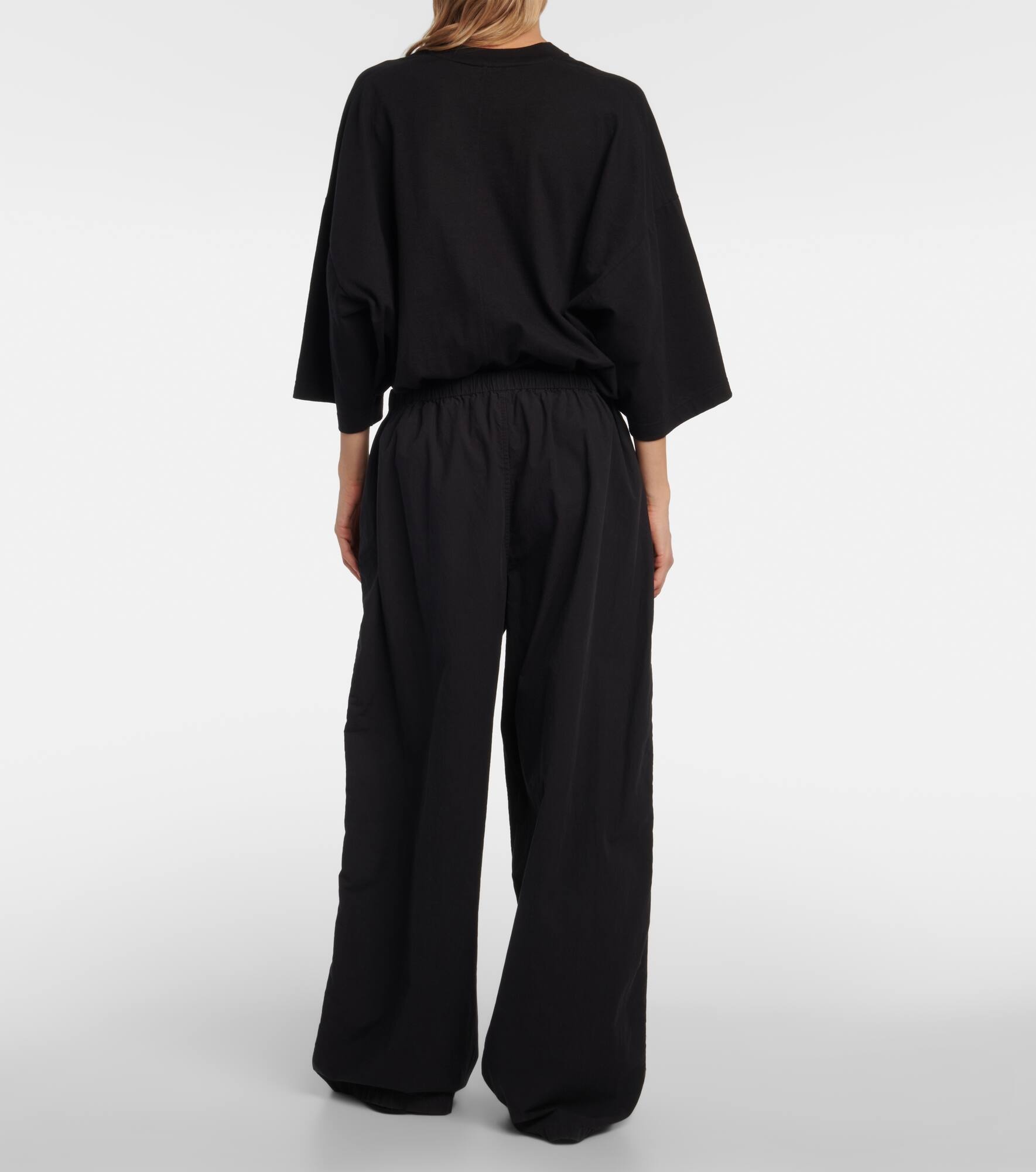 Hubert cotton wide-leg pants - 3