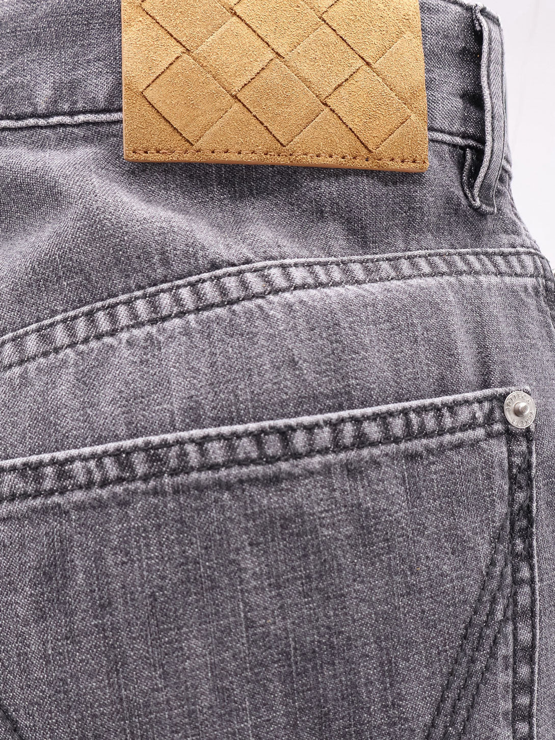 Bottega Veneta Black Washed Palazzo Denim Jeans - 5