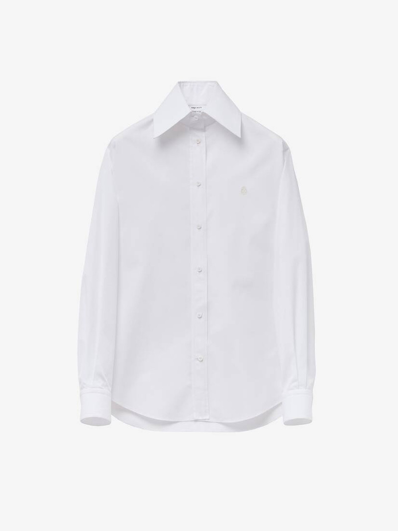 Embroidered Skull Shirt - 1