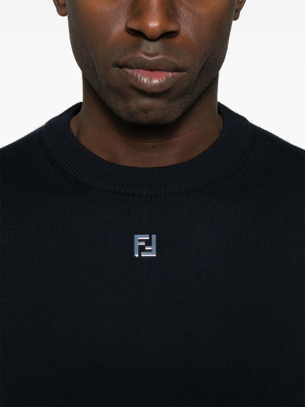 FF-logo plaque sweater - 5