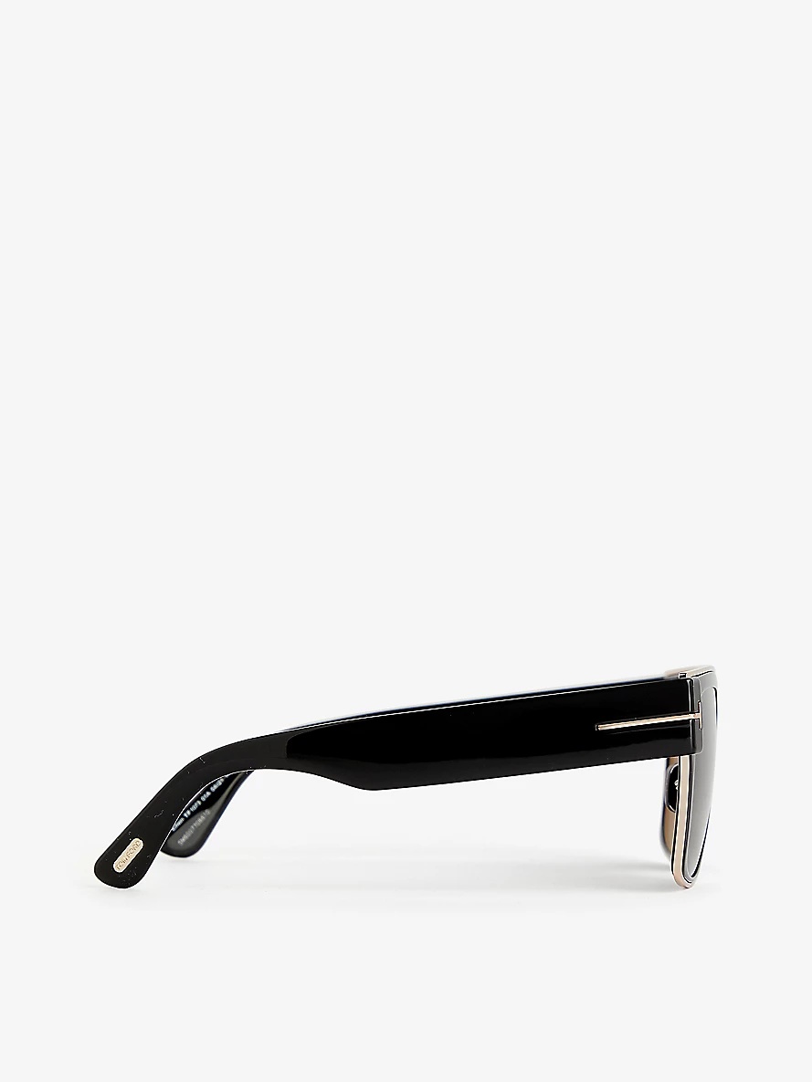 FT1073 Edwin square-frame metal sunglasses - 4