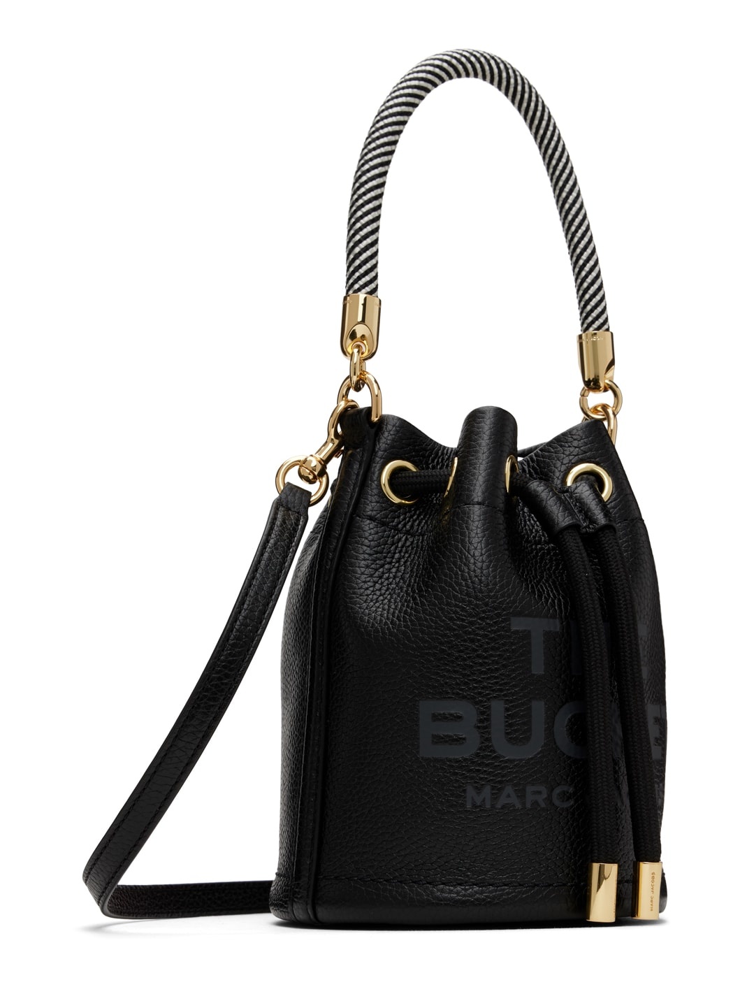 Black 'The Leather Micro Bucket' Bag - 2