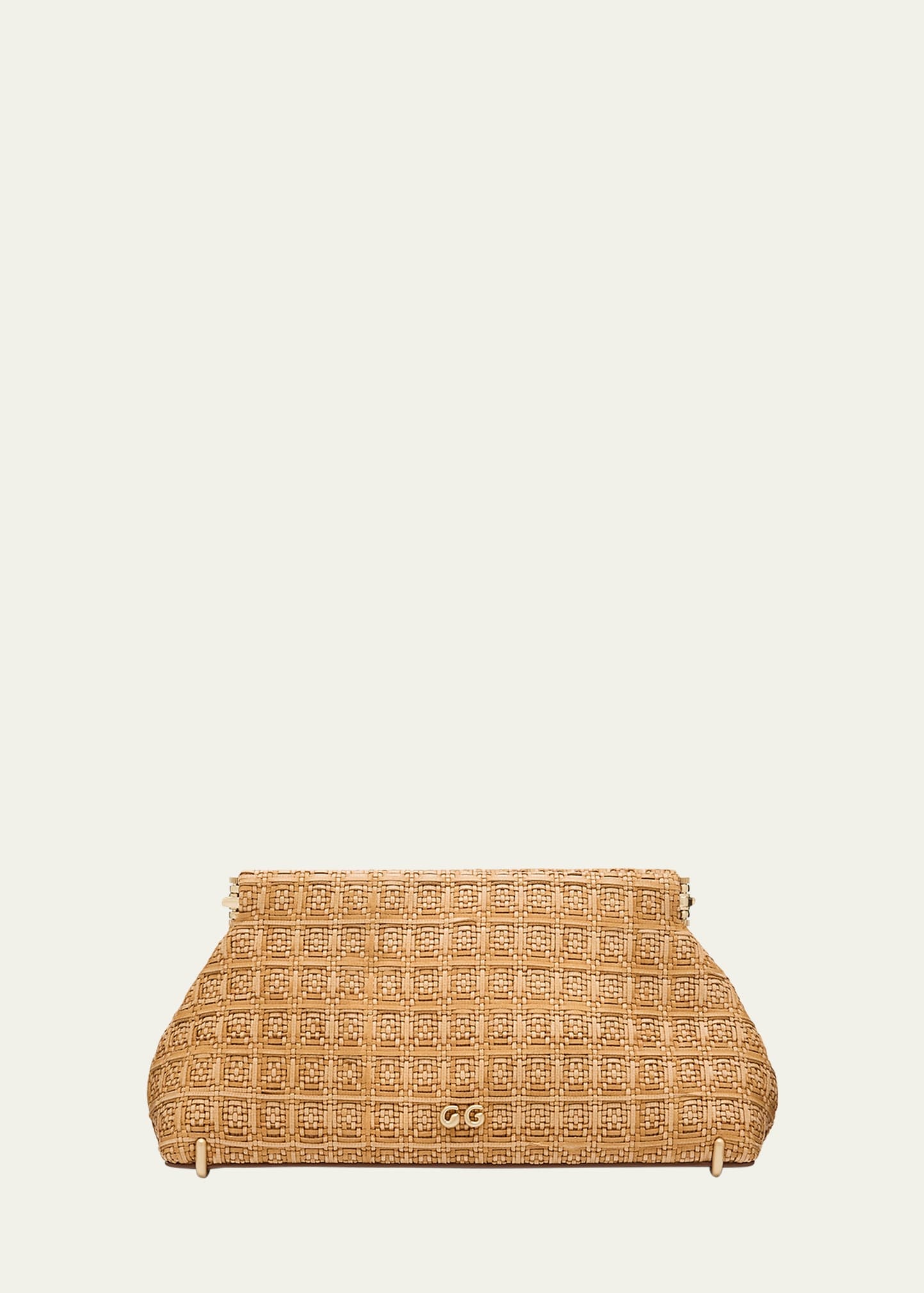 Lillia Mini Woven Clutch Bag - 1