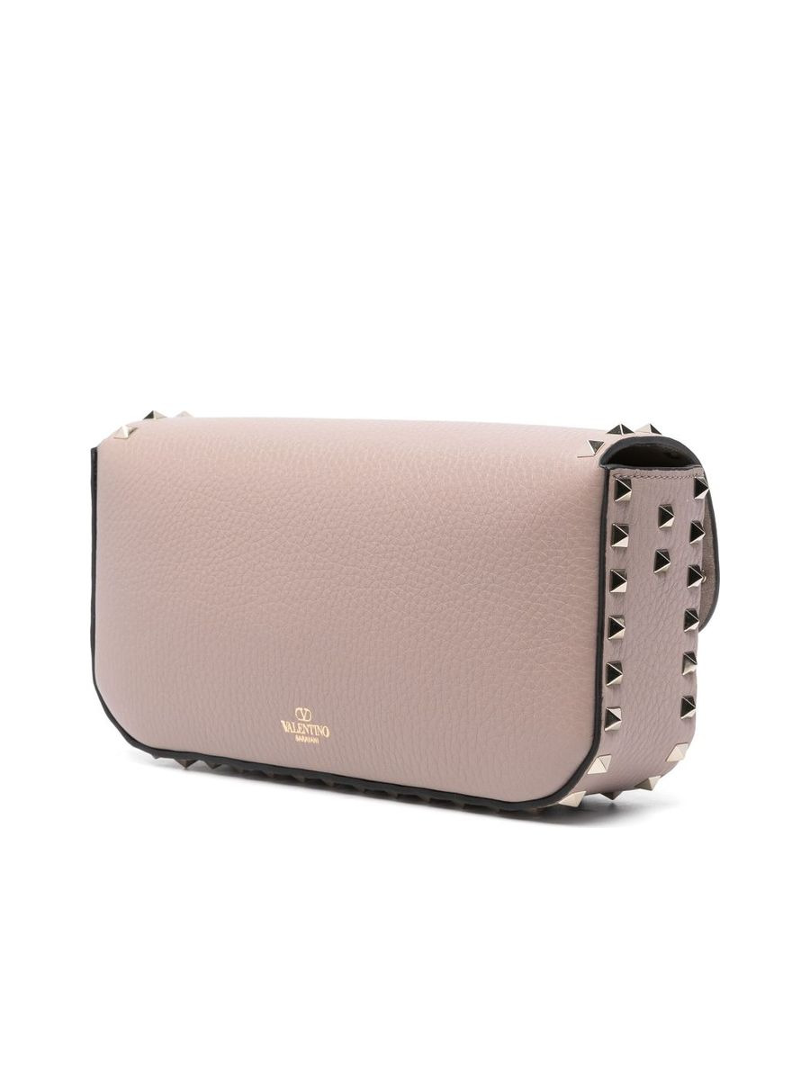 Leather Rockstud Crossbody Bag - 3