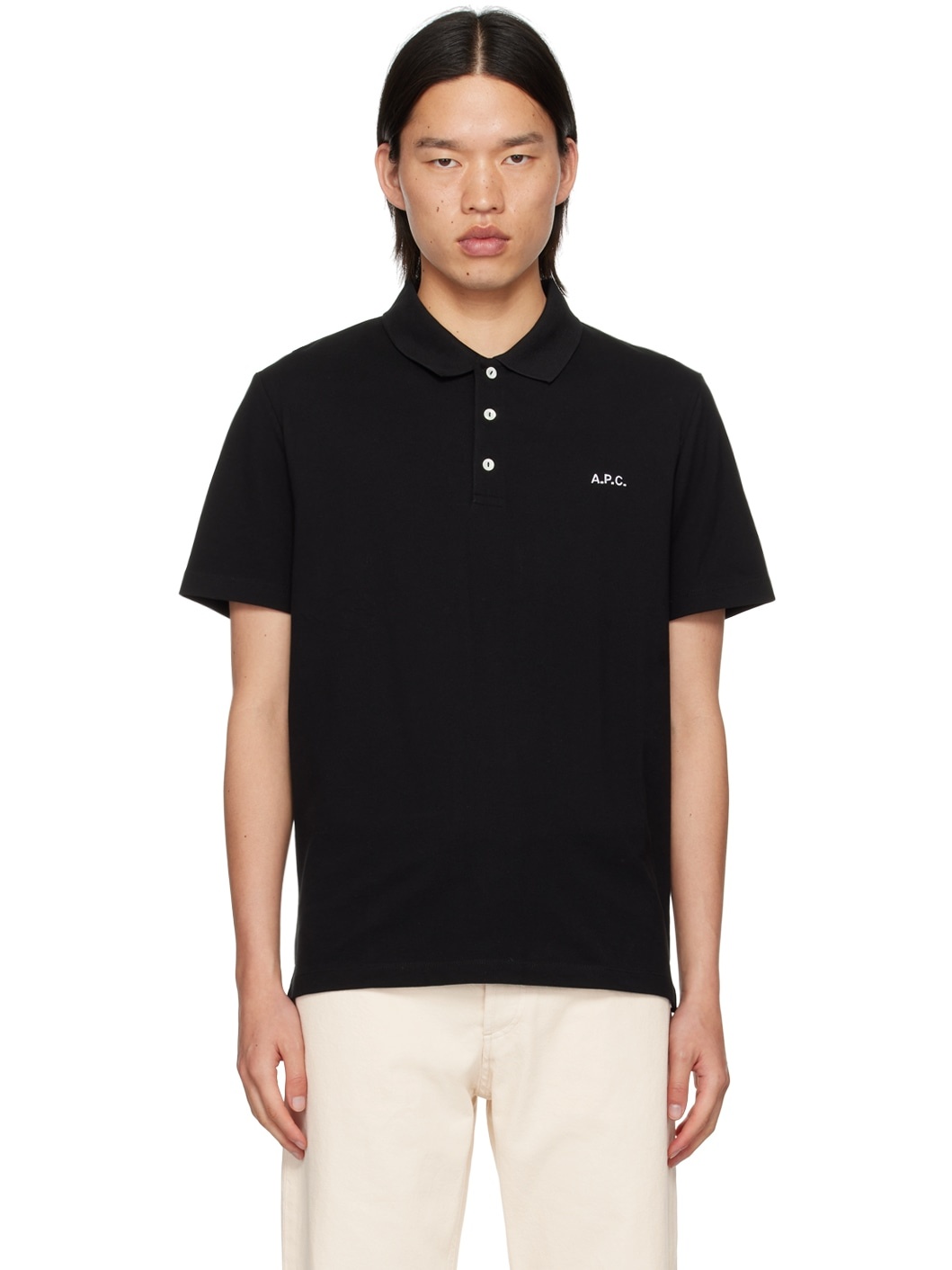 Black Standard Polo - 1