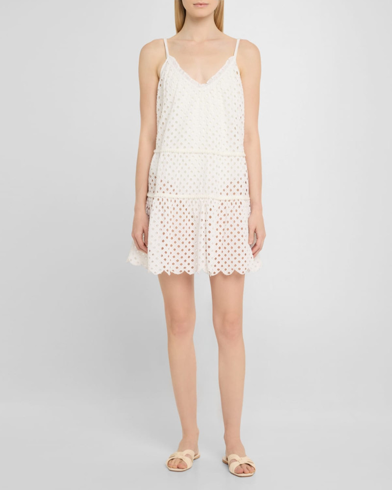 RAMY BROOK Marg Eyelet Sun Dress Coverup outlook