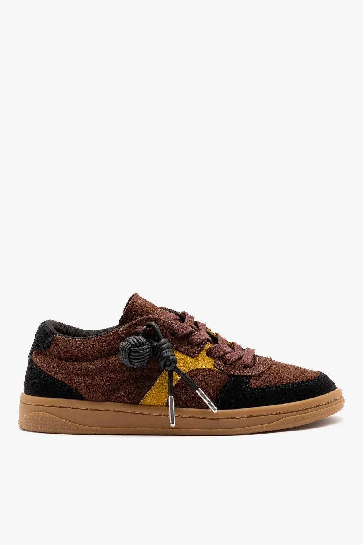 George Sneaker Brown and Yellow Suede - 1