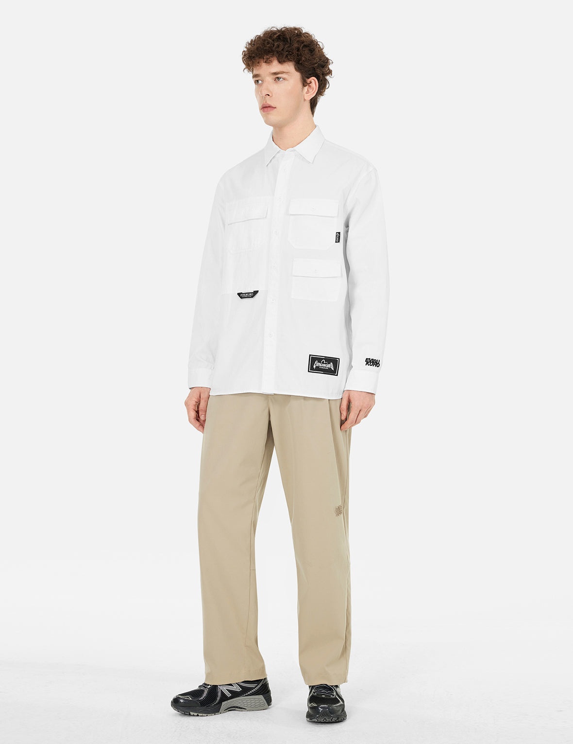 Multi-pockets Relax Fit Long Sleeves Shirt - 3